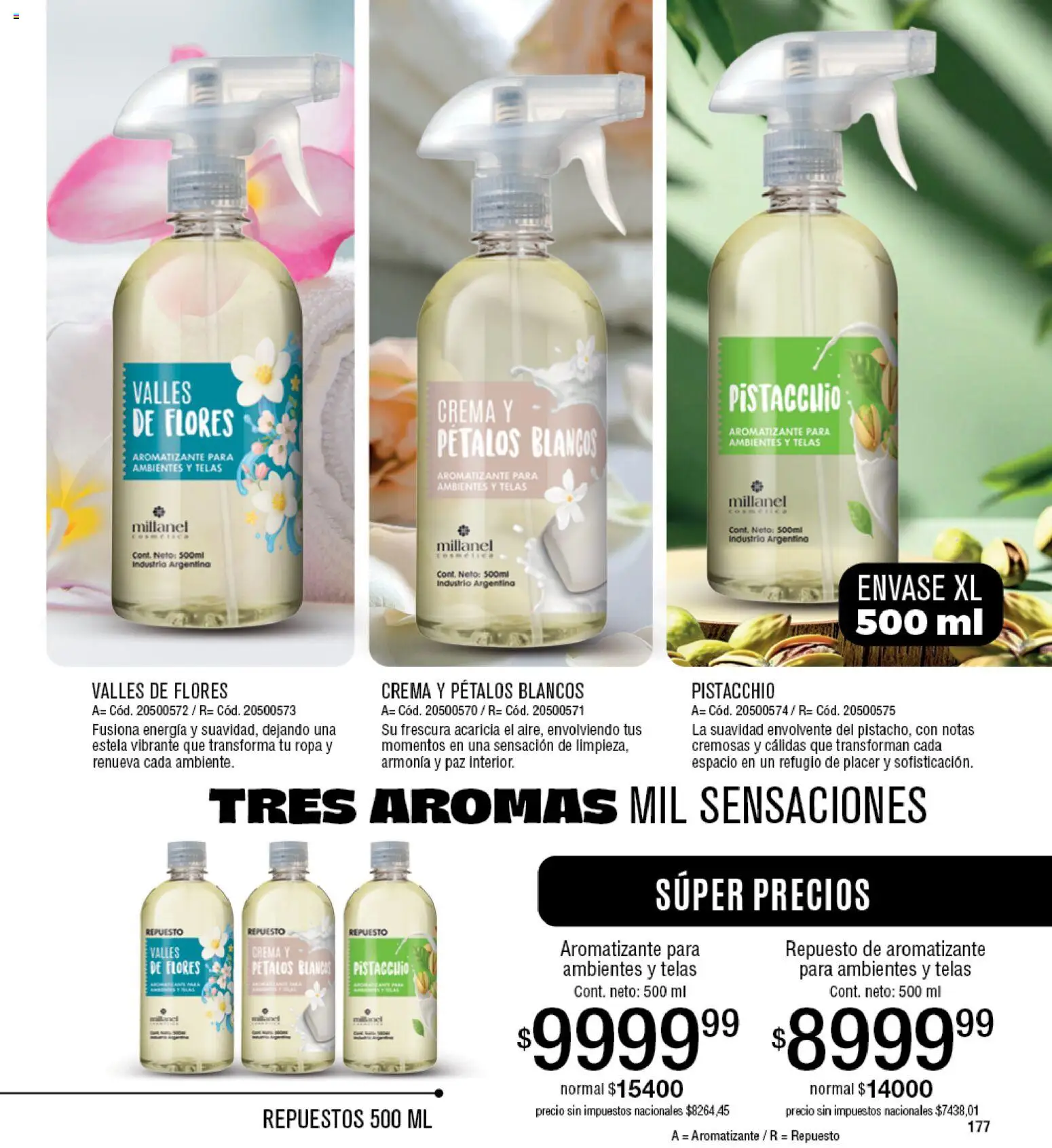 Millanel - Catálogo │ válido desde el 30/03/2026 | Página: 177 | Productos: Flores, Ropa, Crema