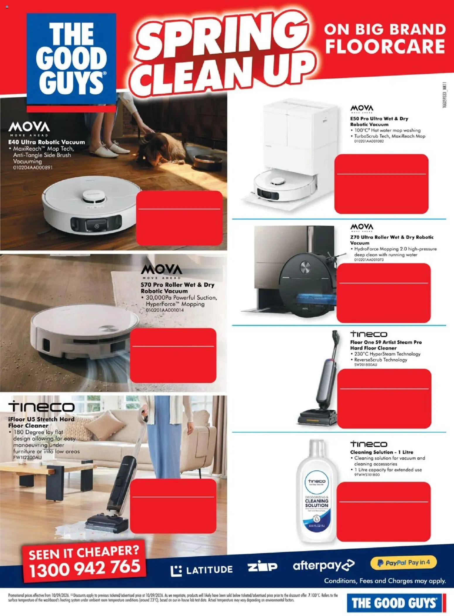 The Good Guys catalogue - valid from 10/09/2026 | Page: 13 | Products: Mop, Brush, Cleaner, Water