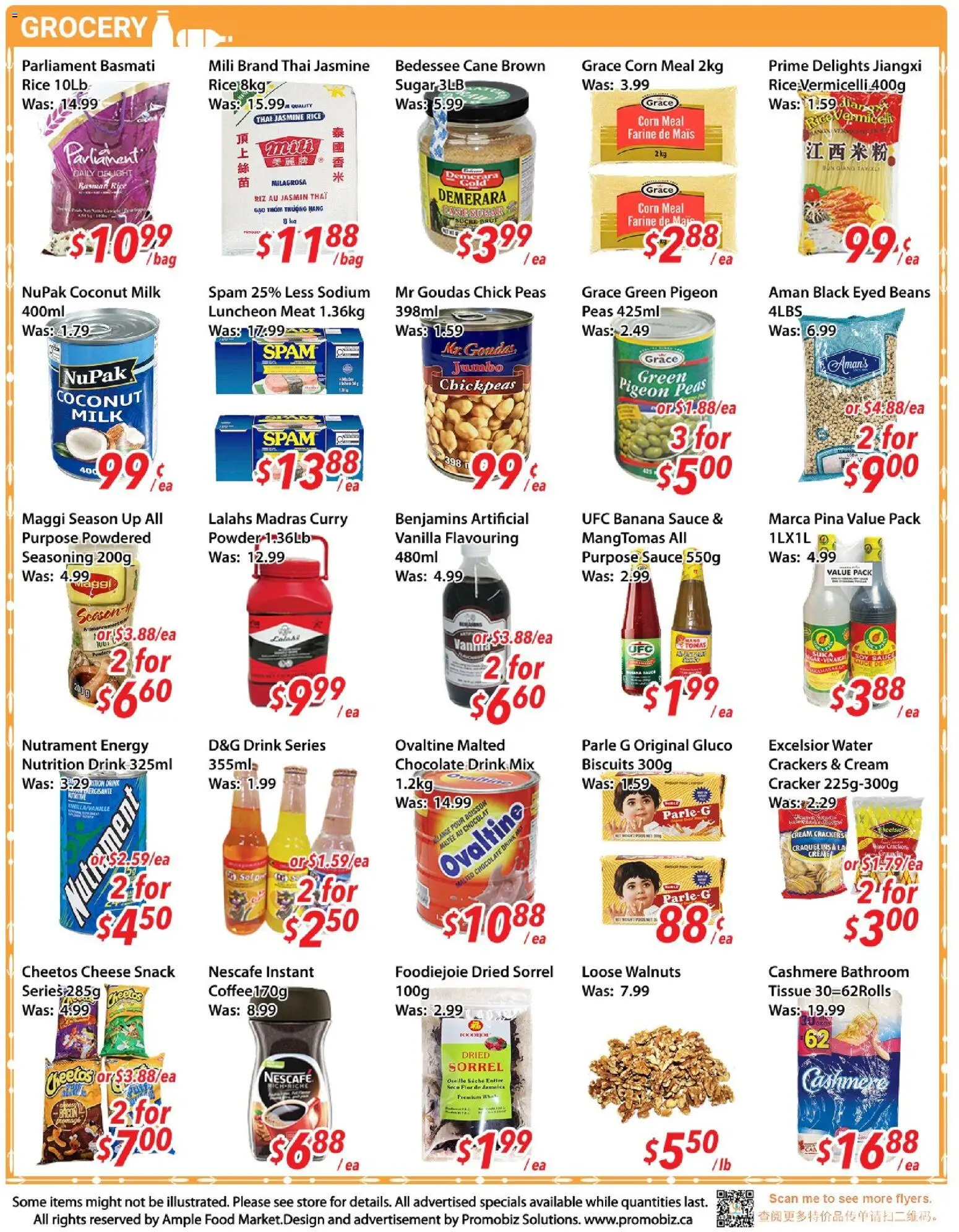 Ample Food Market flyer valid from 22.05.2026 | Page: 3 | Products: Bag, Powder, Cheese, Chocolate