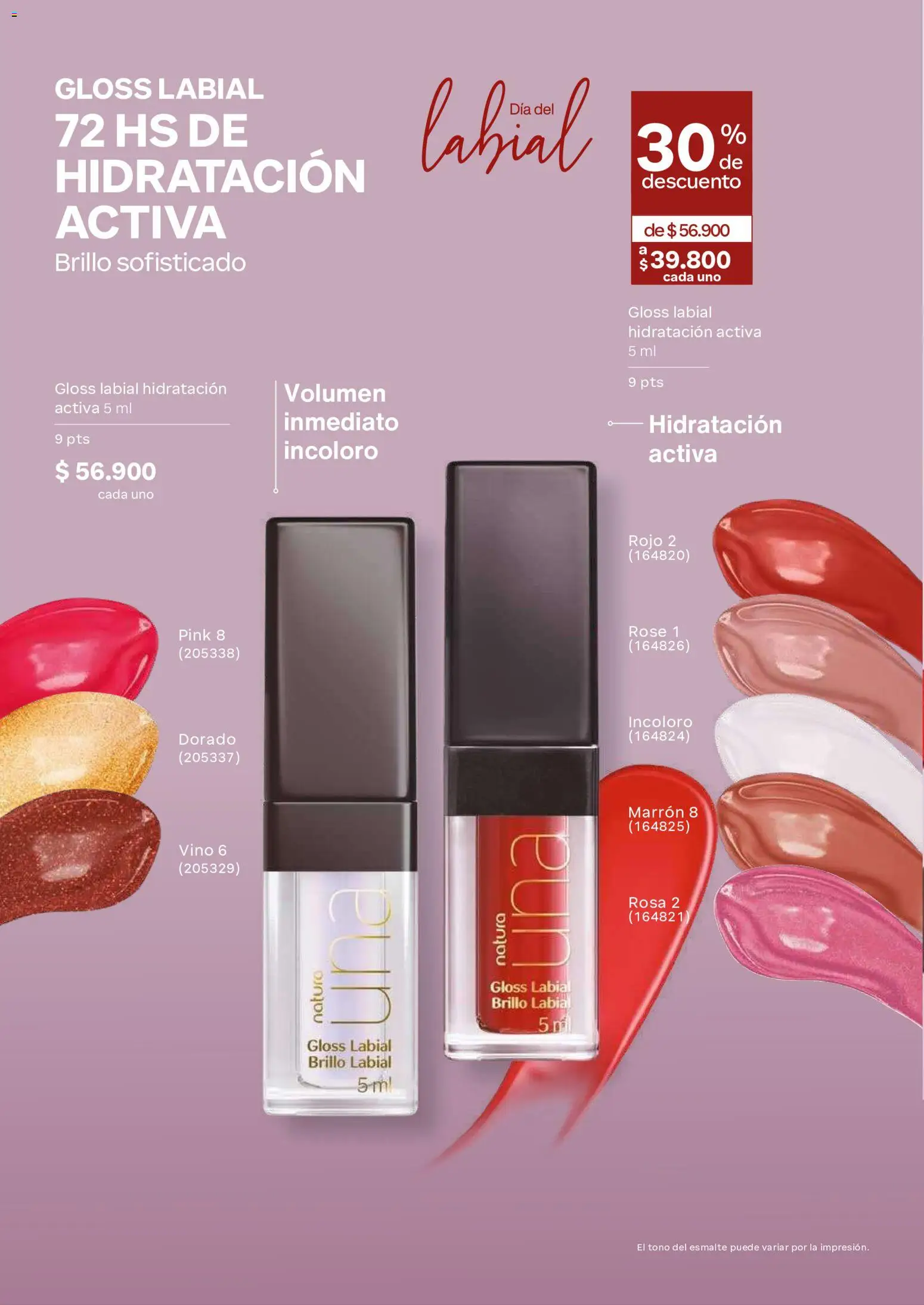 Natura revista - valida desde el 01/07/2026 | Página: 68 | Productos: Brillo, Vino