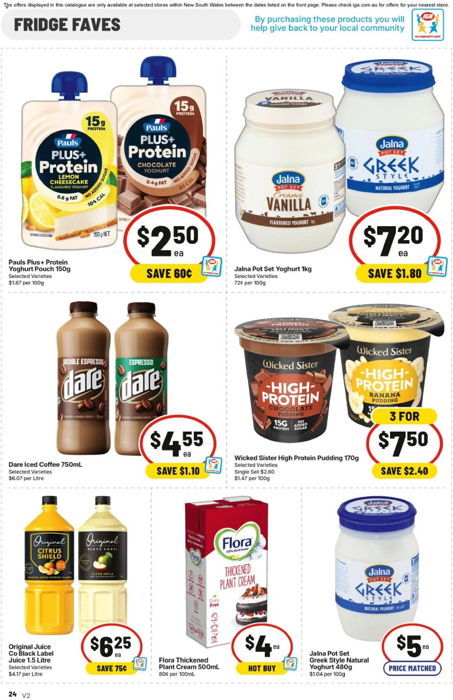 IGA catalogue - valid from 17.06.2026 | Page: 22 | Products: Dairy, Yoghurt, Coffee, Pudding
