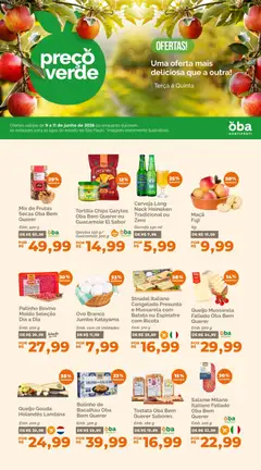 Oba Hortifruti - Ofertas da semana - Pré-Visualização do folheto da loja Oba Hortifruti, válido de 09.06.2026