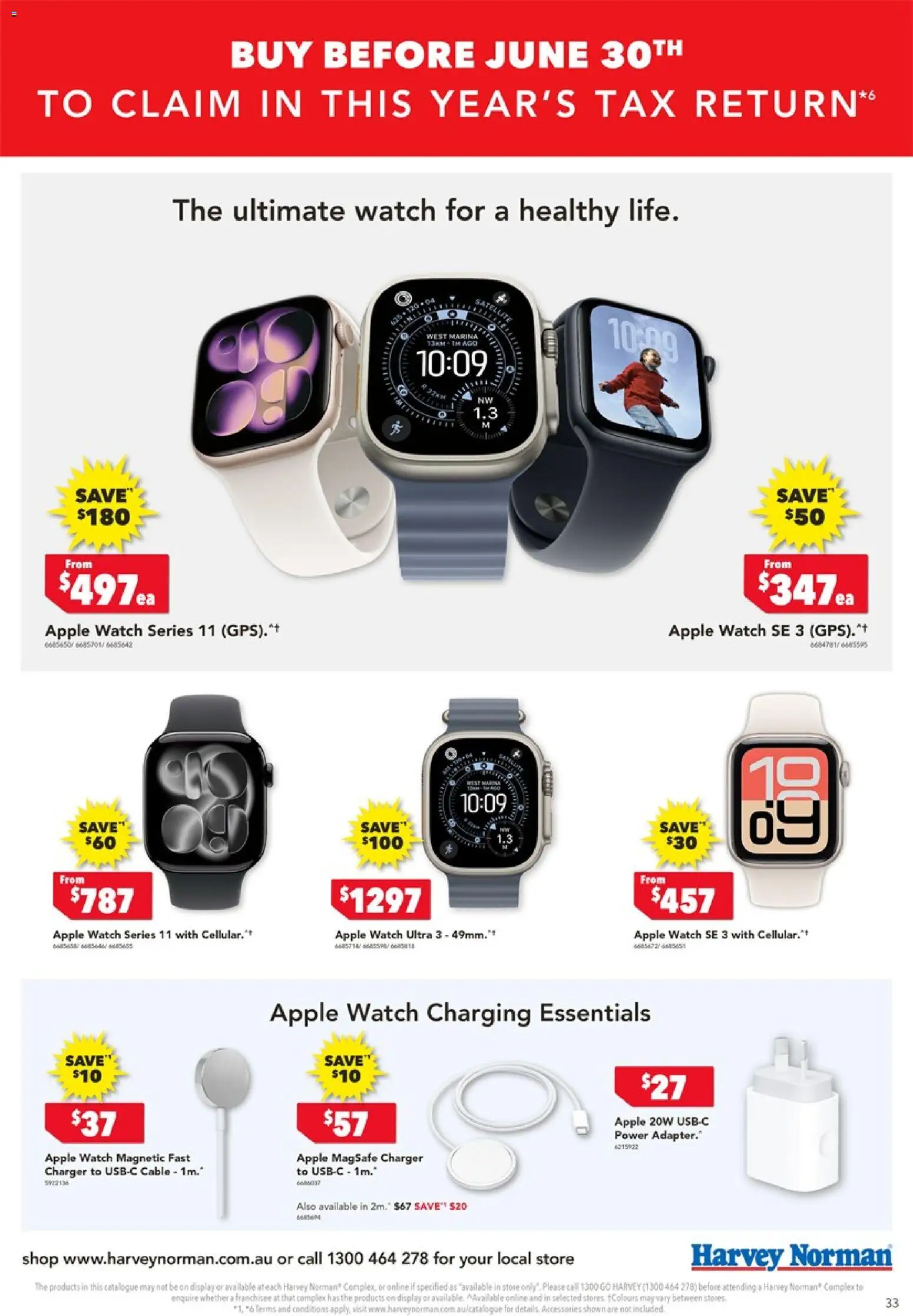 Harvey Norman catalogue - valid from 05.06.2026 | Page: 33 | Products: Charger, Accessories, Watch, Cable