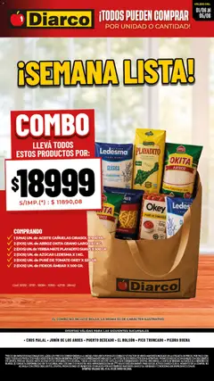 Vista previa Diarco - Semana Lista válido desde el 01.06.2026
