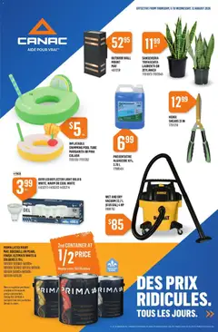 Preview of Canac weekly flyer from shop Canac valid from Aug 6, 2026