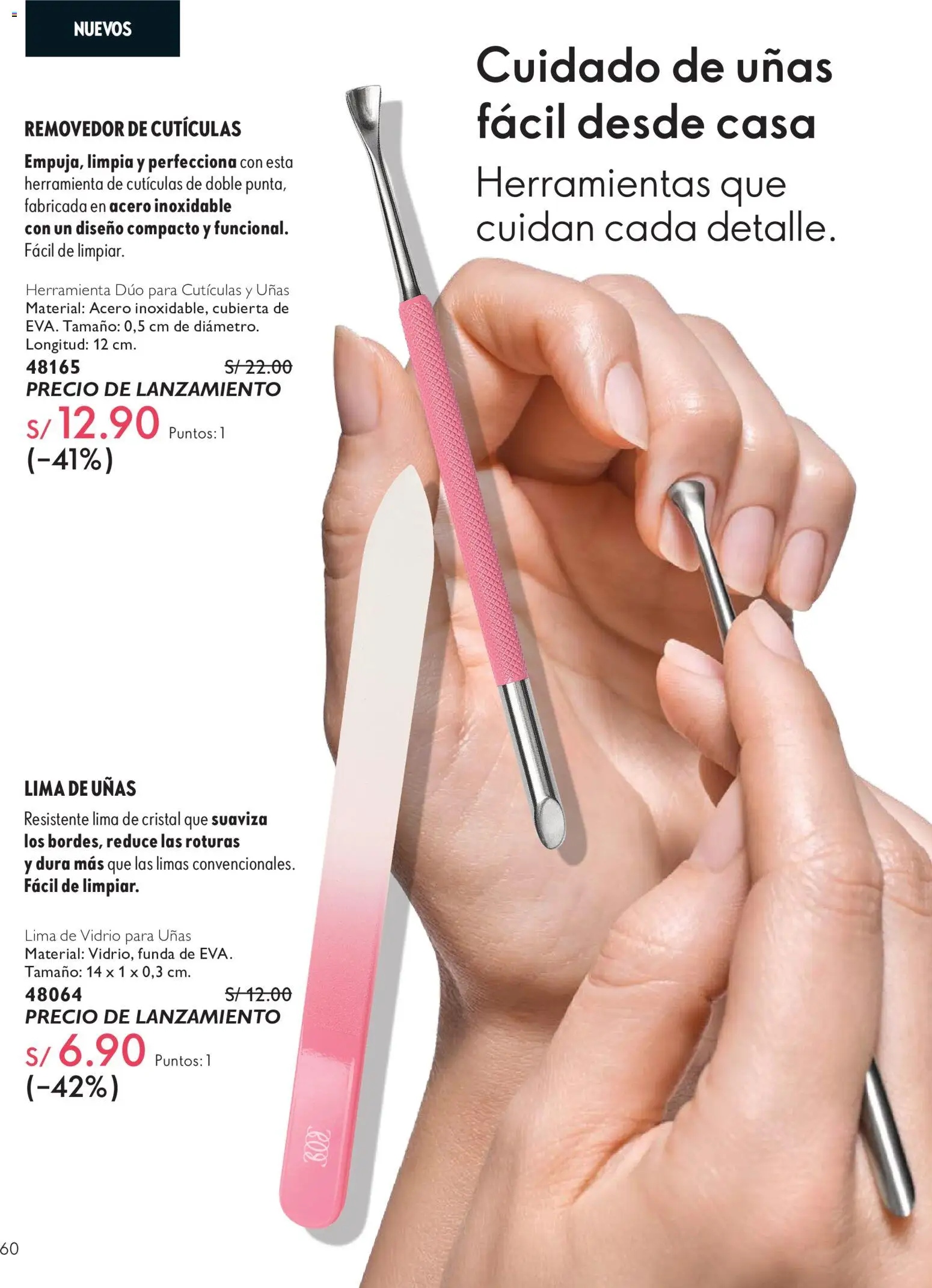Catálogo Oriflame válido desde 12/09/2026 | Página: 60 | Productos: Herramienta, Lima