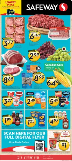 Preview of Safeway weekly flyer / circulaire from shop Safeway valid from Aug 6, 2026