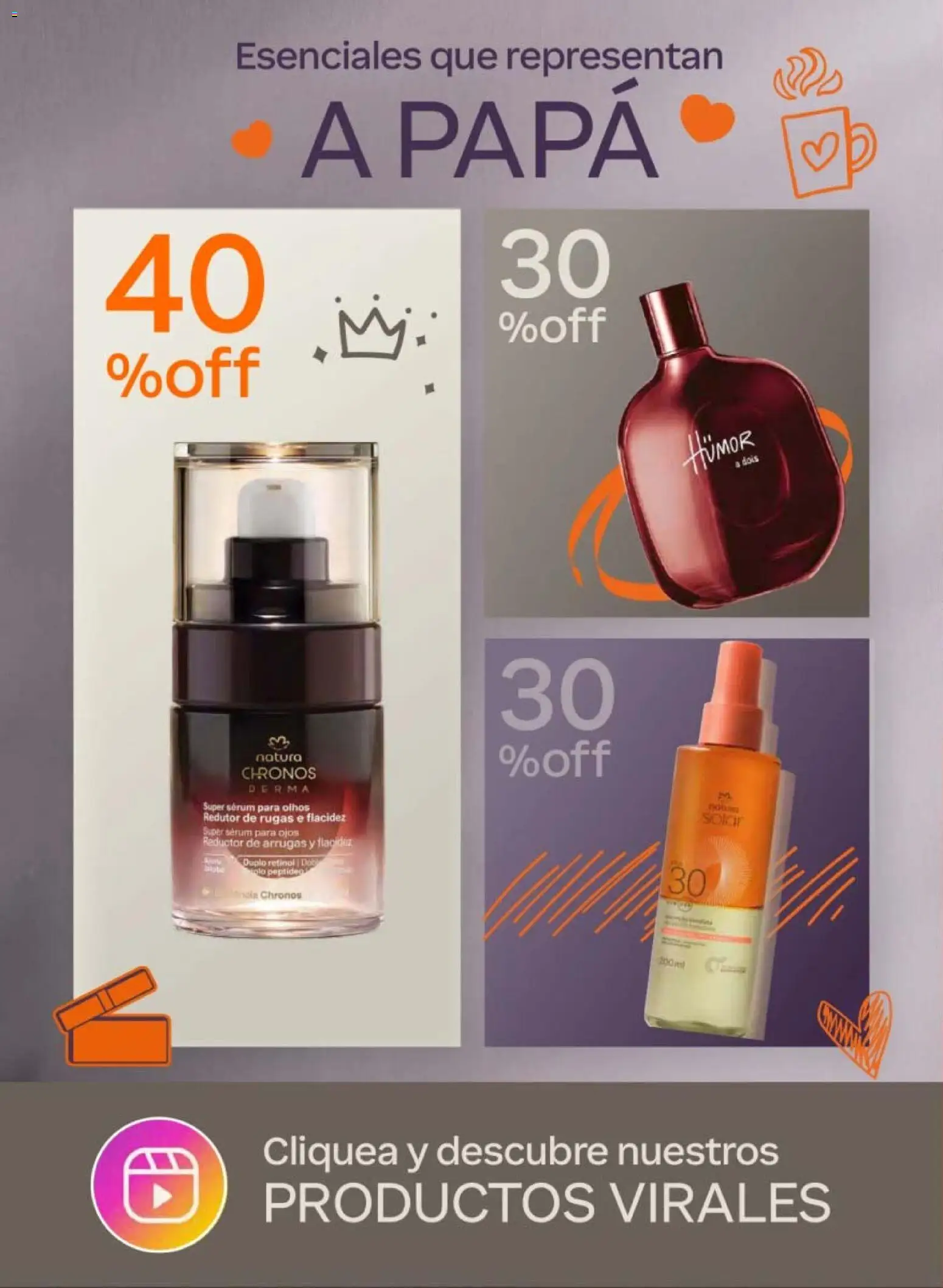 Nuevas ofertas de Natura válidas en toda la República Mexicana desde el 29/05/2026. ¡Encuentra las mejores ofertas en Natura campaña 9 2026! | Página: 4 | Productos: Papa, Serum