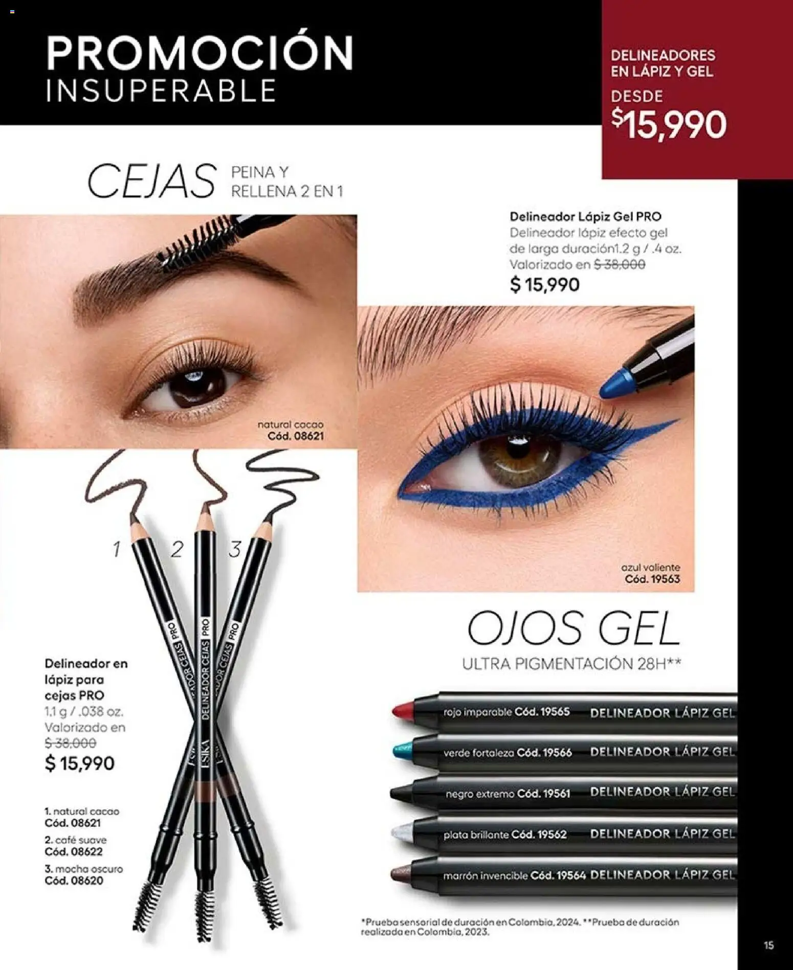 Ésika revista - valida desde el 07/09/2026 | Página: 17 | Productos: Delineador, Café, Cacao