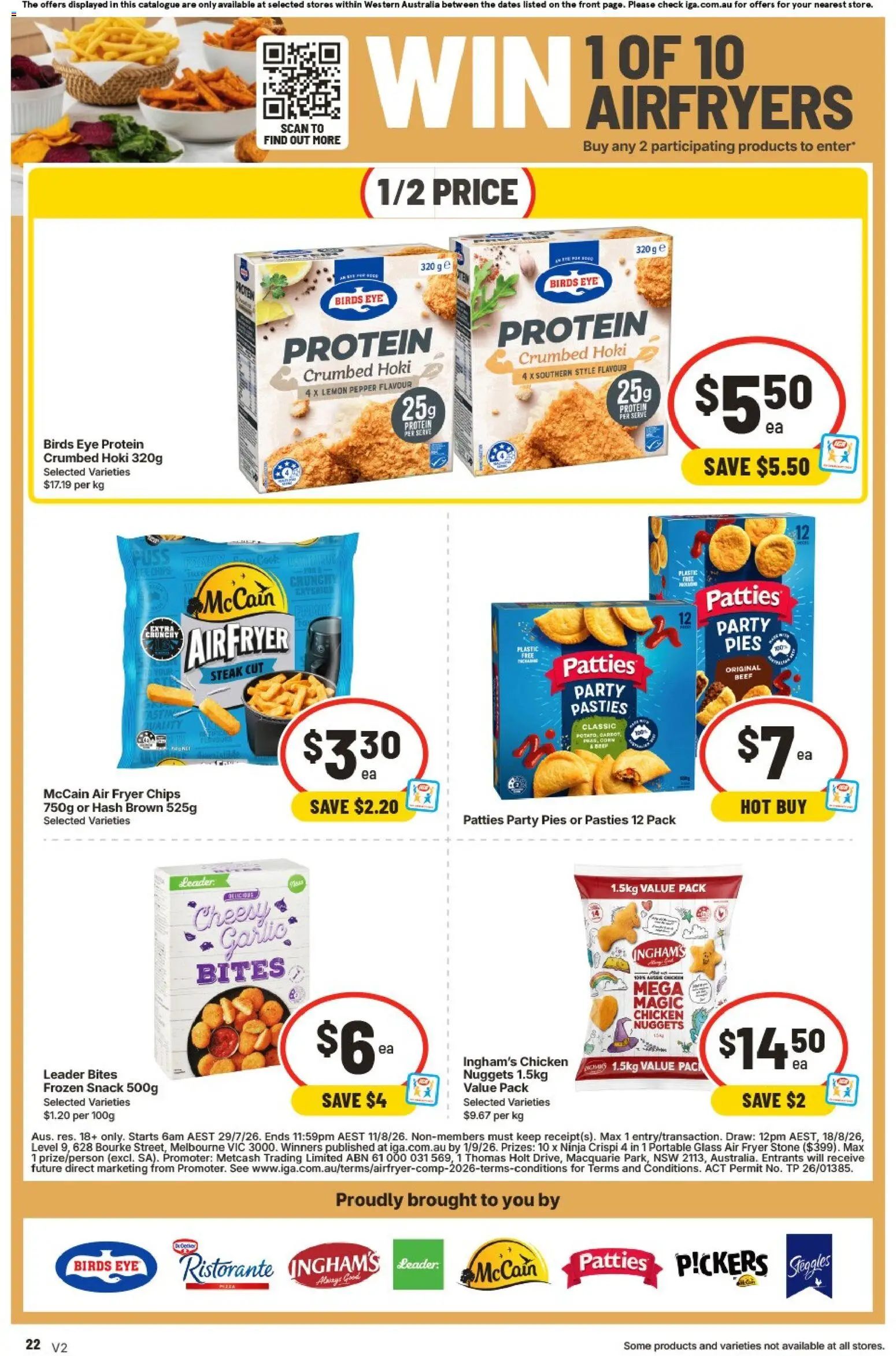 IGA catalogue - valid from 29/07/2026 | Page: 23 | Products: Chicken, Chips, Lemon, Pies