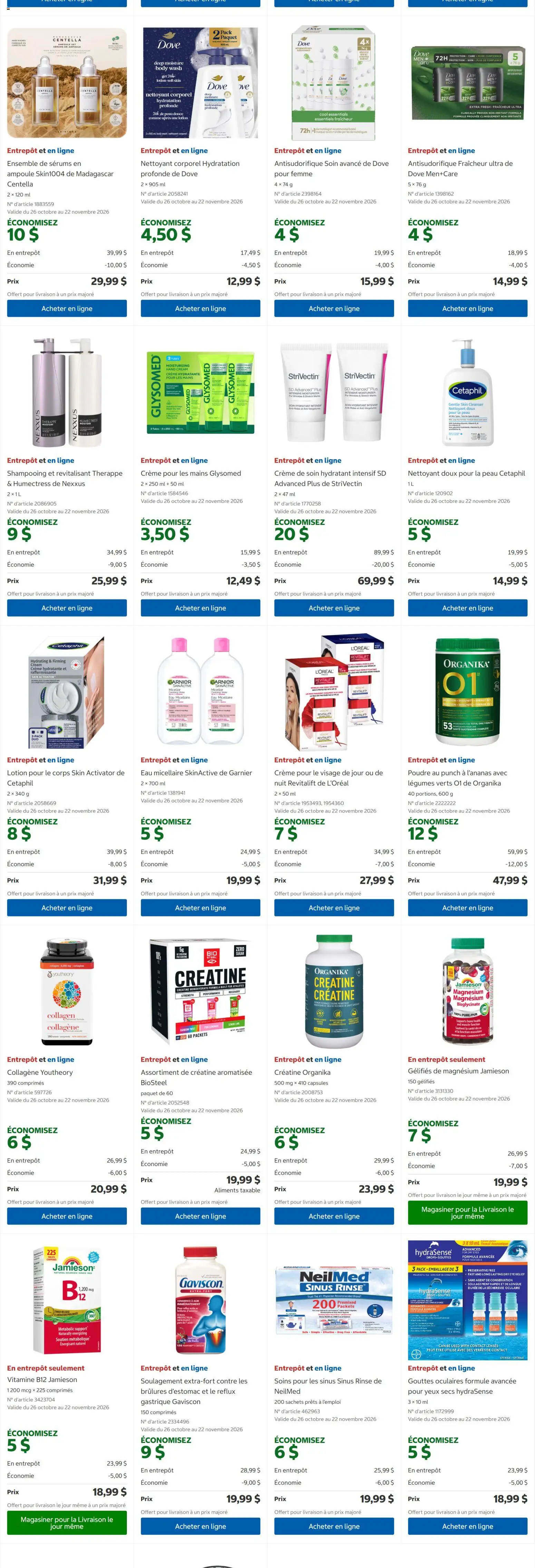 Costco flyer valid from Oct 26, 2026 | Page: 7