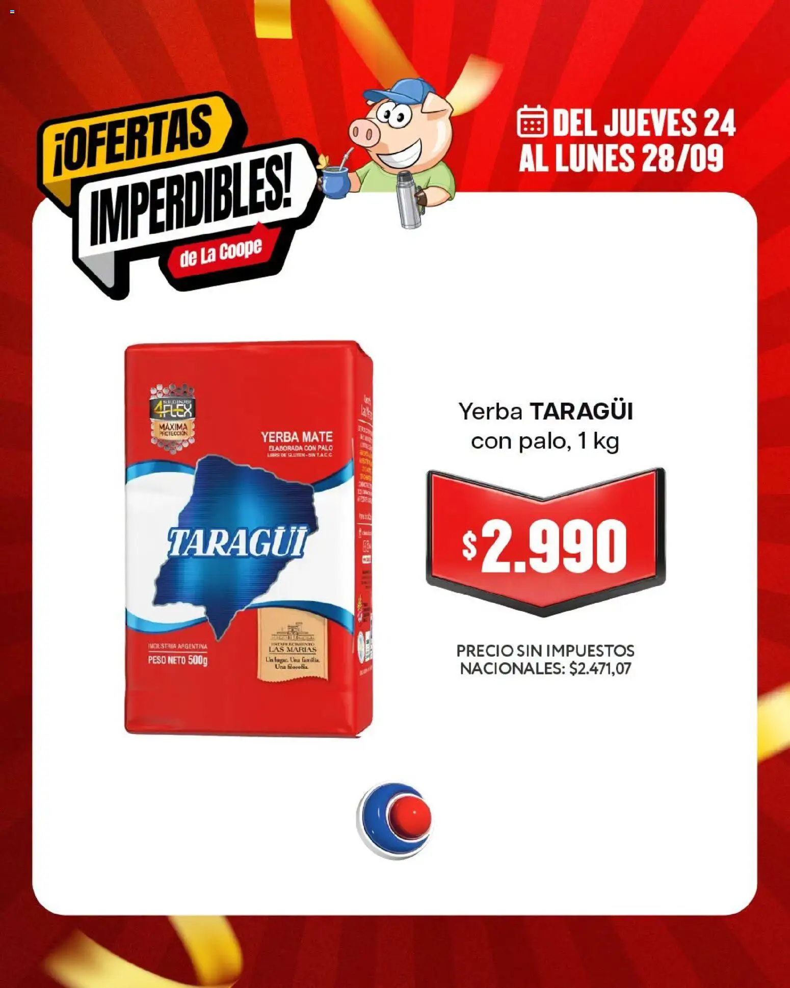 Cooperativa Obrera catálogo │ válido desde el 24/09/2026 | Página: 2 | Productos: Mate, Peso, Yerba