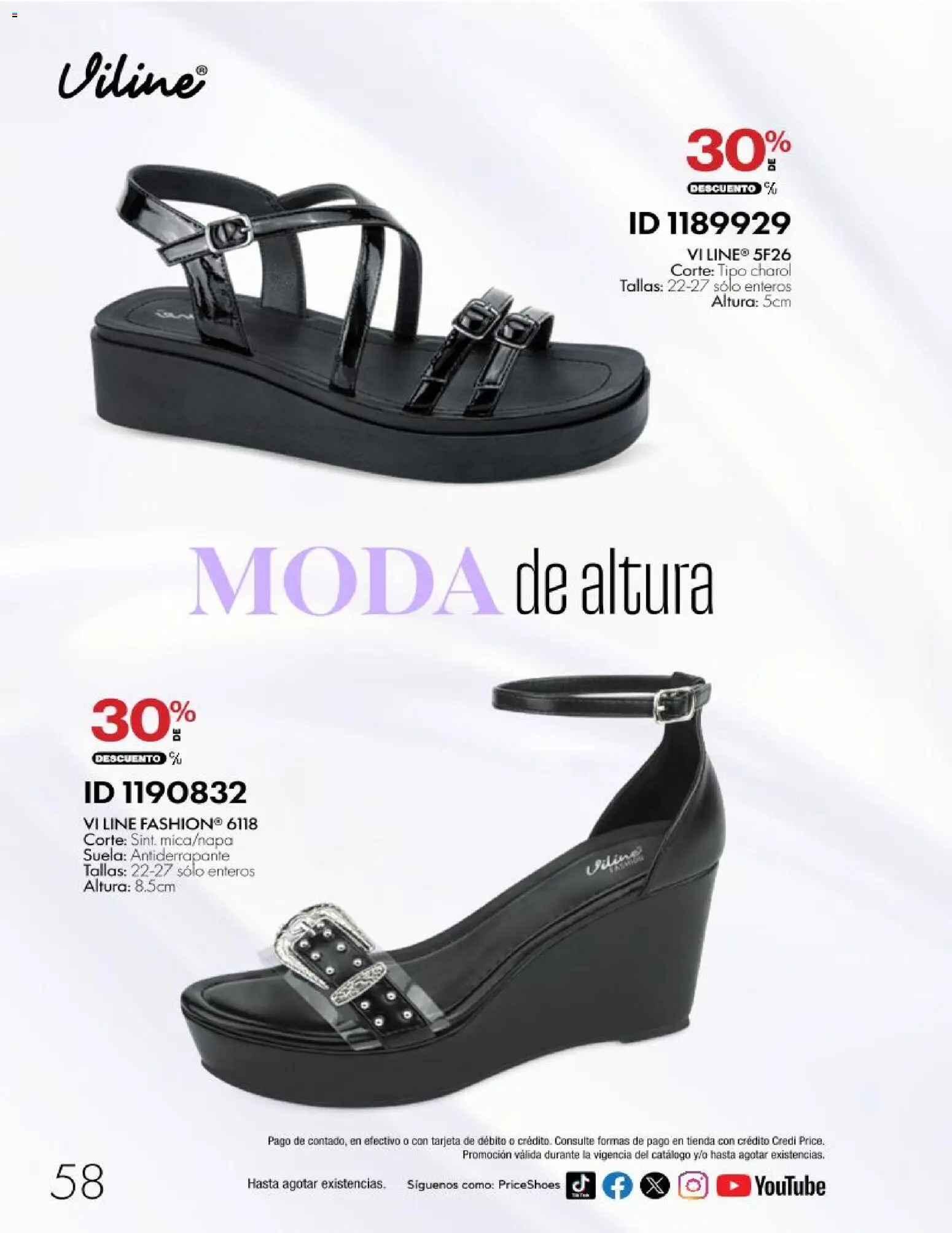 Nuevas ofertas de Price Shoes válidas en toda la República Mexicana desde el 28/10/2026. ¡Encuentra las mejores ofertas en Price Shoes catálogo 10 pagos sin intereses! | Página: 58