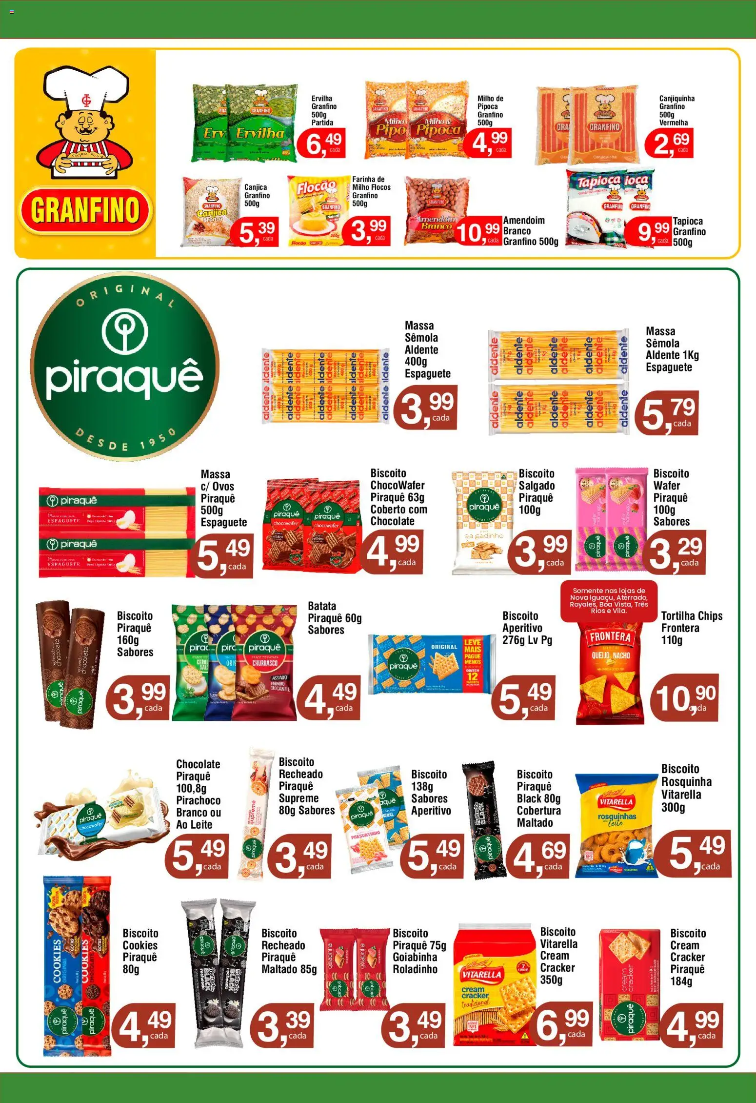 Royal Supermercados Folheto - válido de 29/06/2026 | Página: 8 | Produtos: Amendoim, Ovos, Massa, Batata