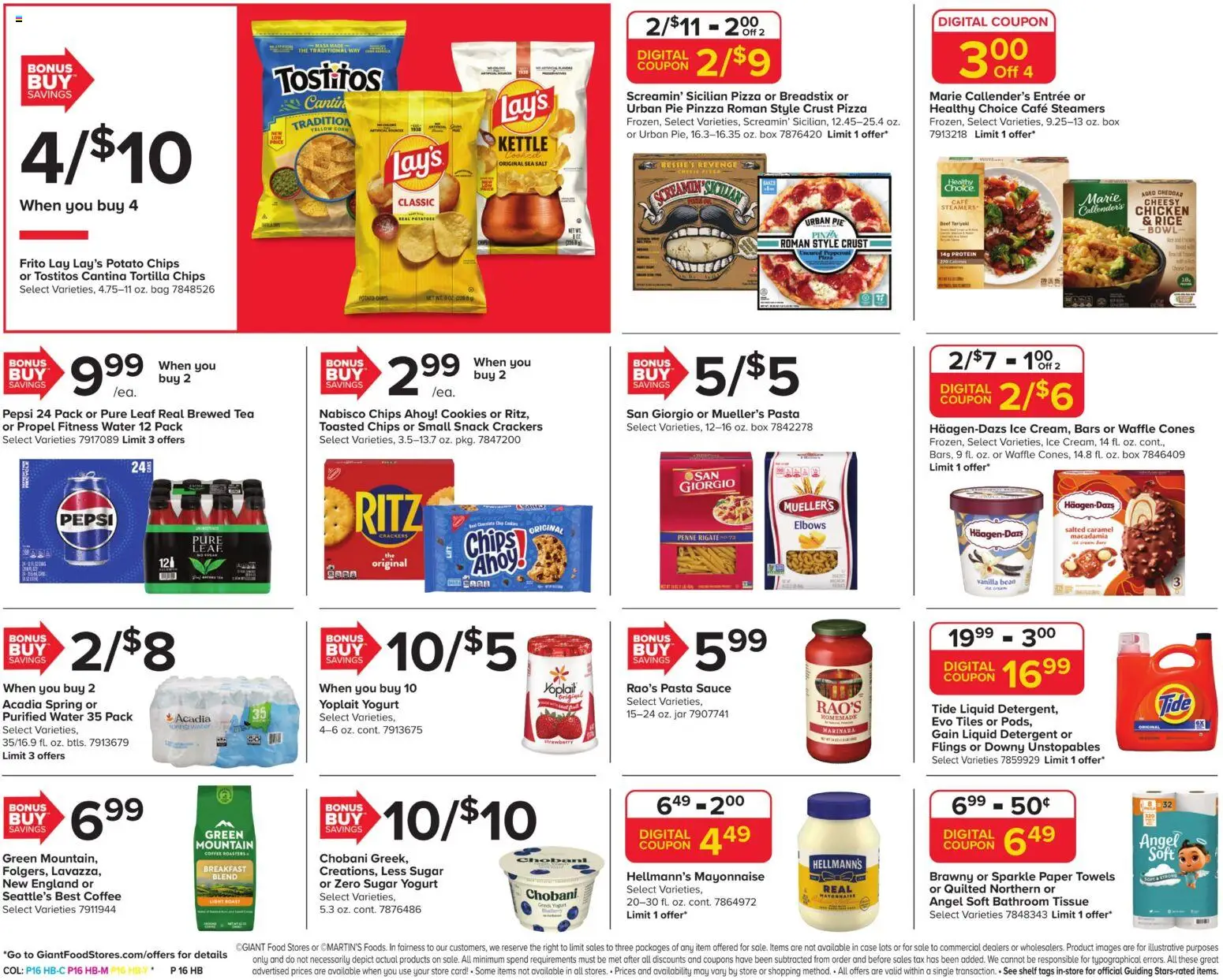Giant Weekly Ad - valid from 09/18/2026 | Page: 4 | Products: Potato chips, Coffee, Tortilla chips, Vanilla bean