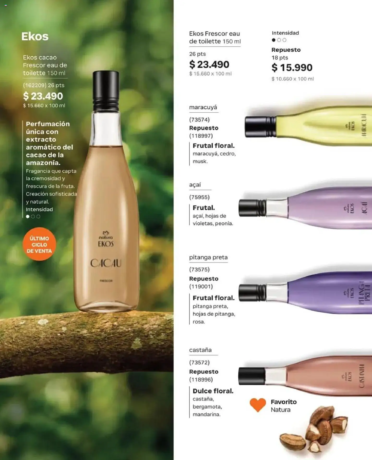 Natura catálogo │ válido desde el 31.08.2026 | Página: 54 | Productos: Cacao, Fragancia