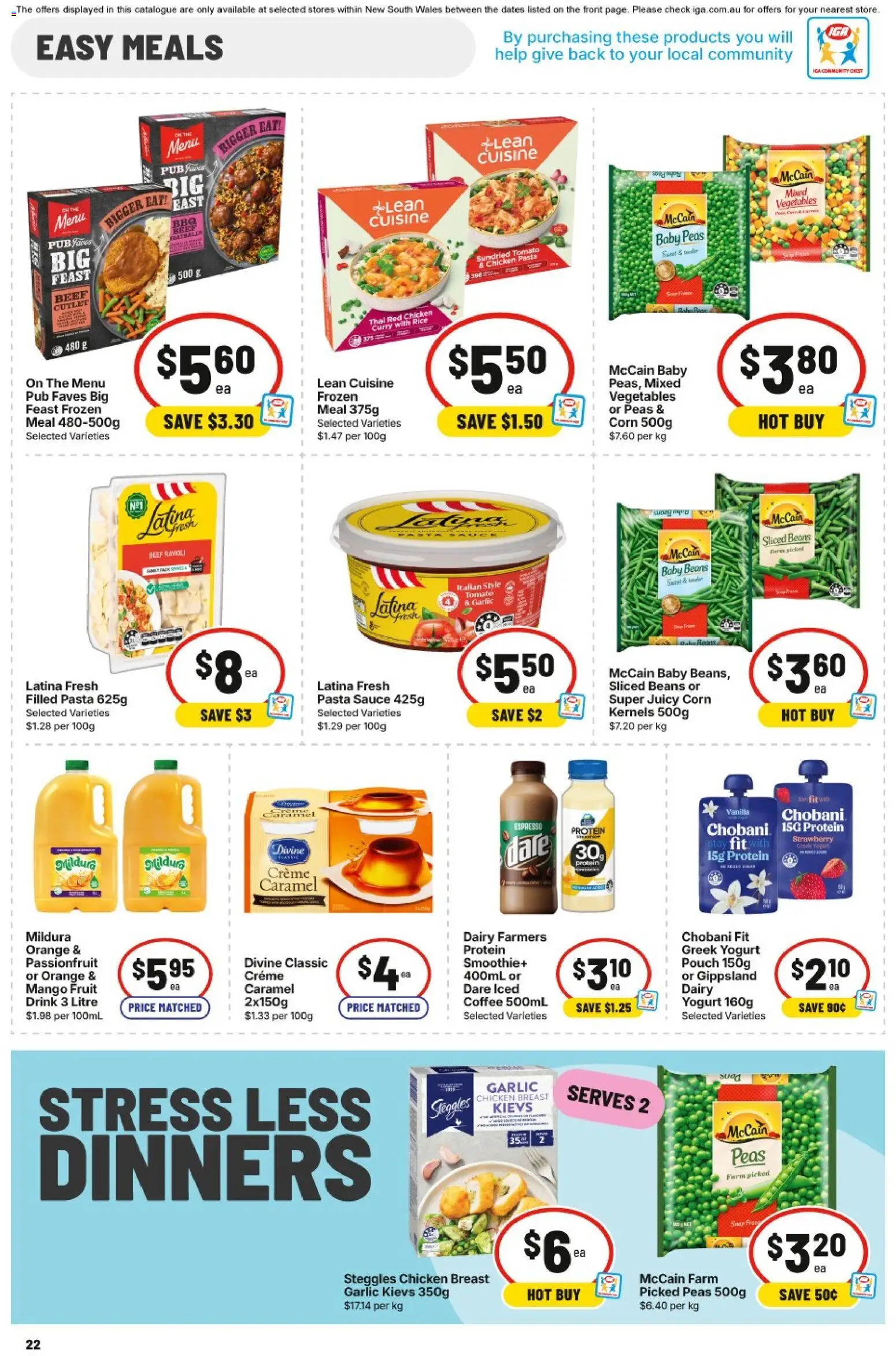 IGA catalogue - valid from 03.06.2026 | Page: 22 | Products: Dairy, Chicken, Rice, Mango