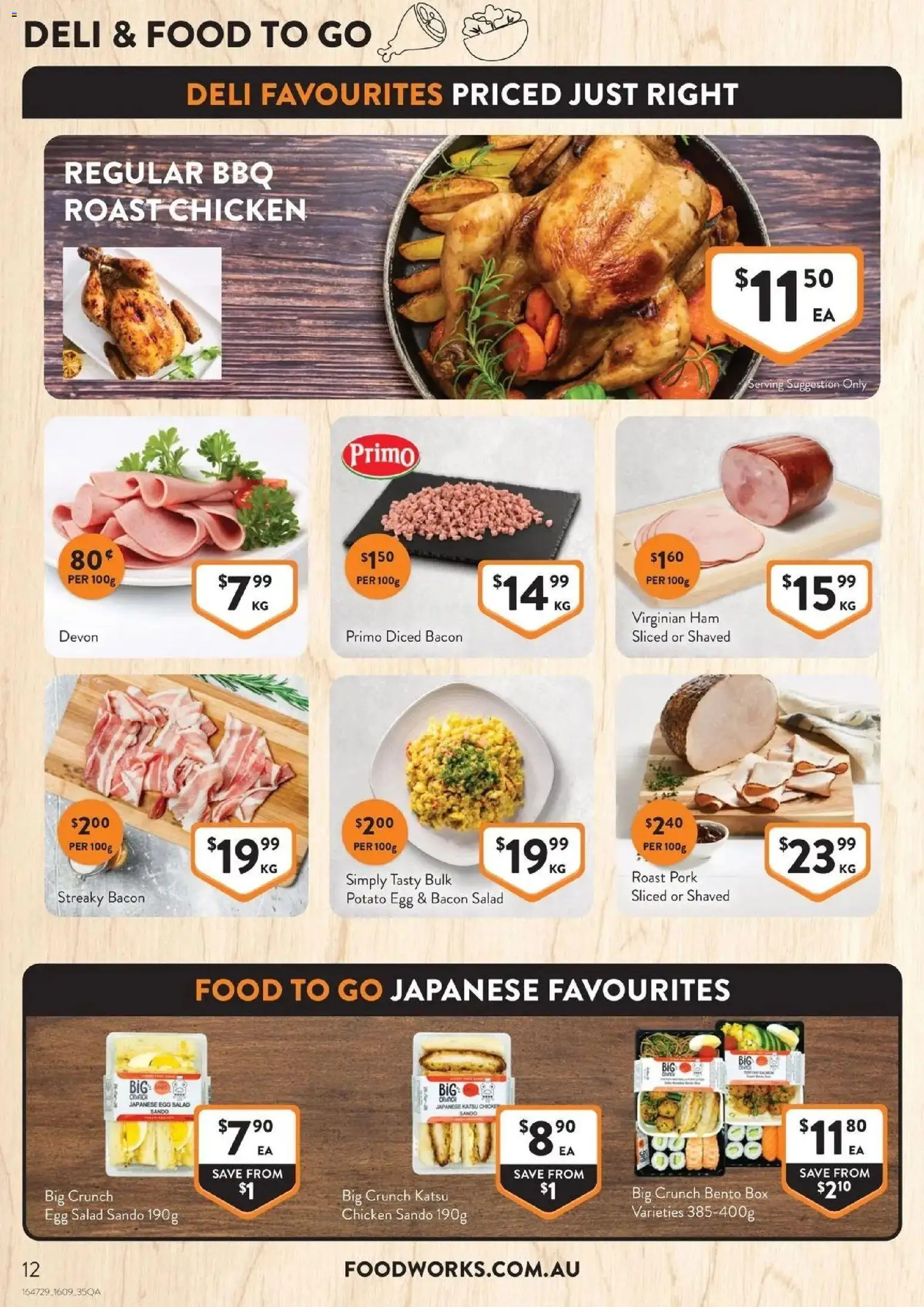 Foodworks catalogue - valid from 16/09/2026 | Page: 12 | Products: Box, Pork, Salad, Roast