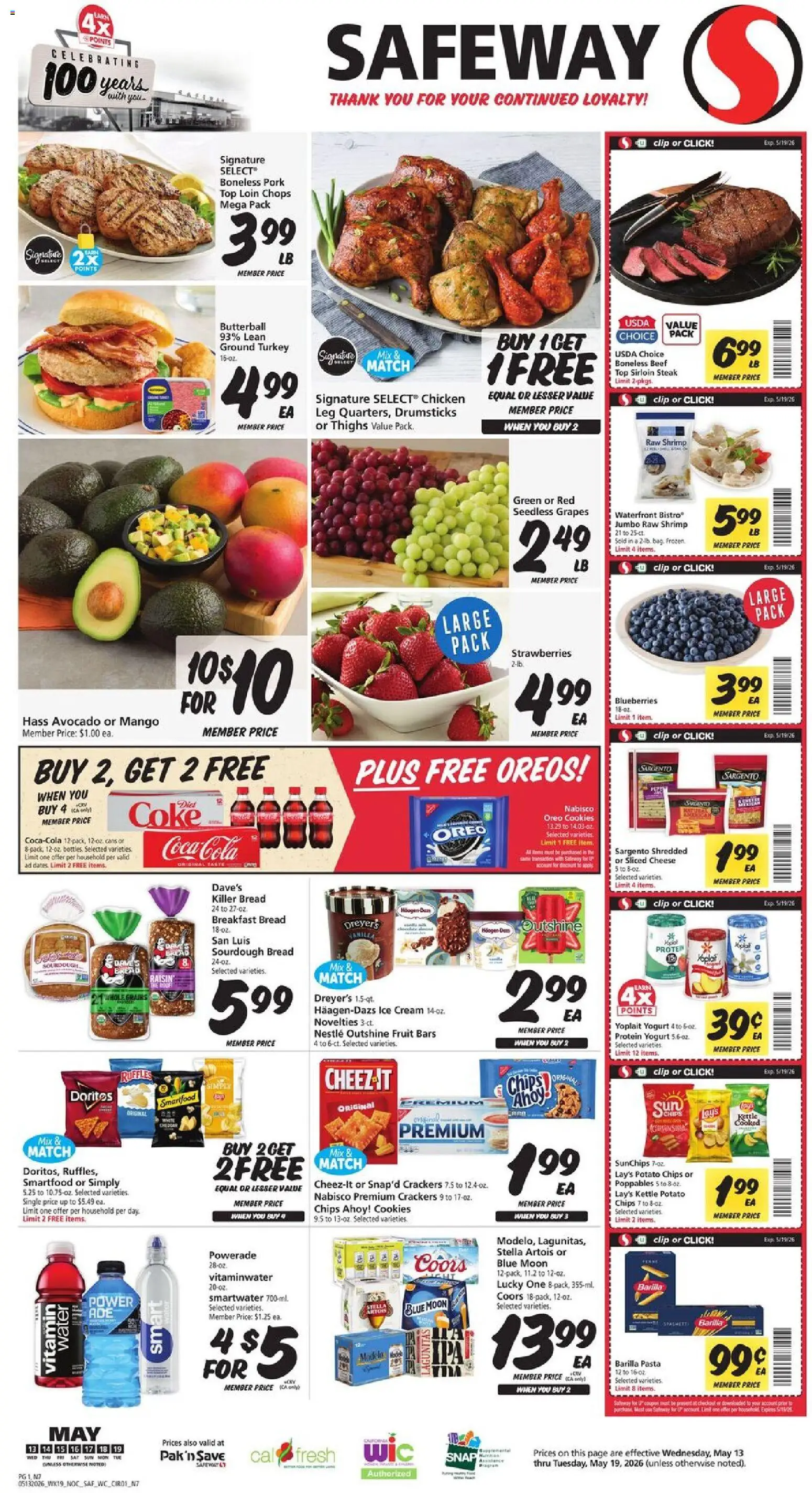 Safeway Weekly Ad - valid from 13.05.2026 | Page: 1