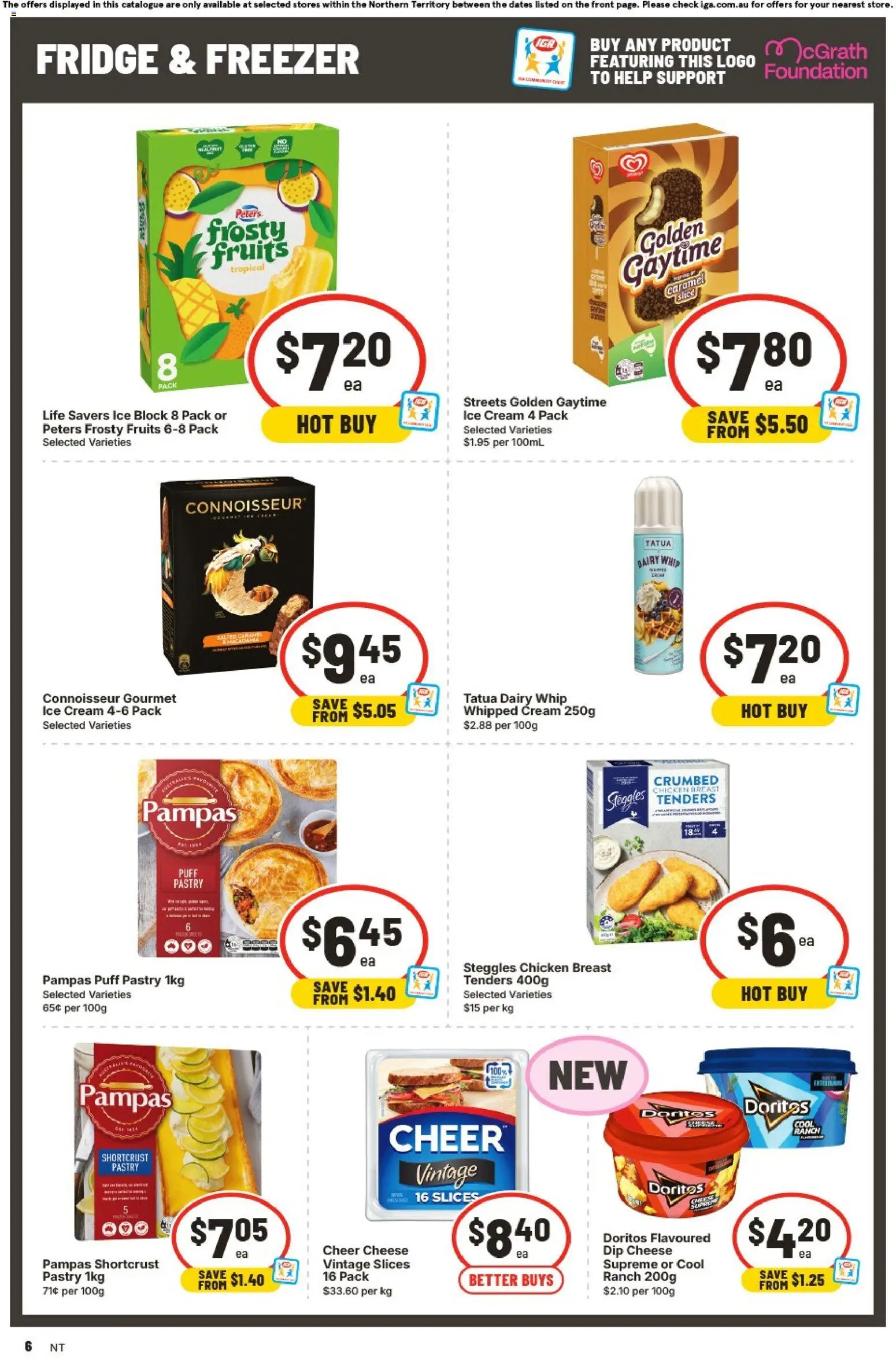 IGA catalogue - valid from 23/09/2026 | Page: 6 | Products: Chocolate, Cream, Scotch, Foundation