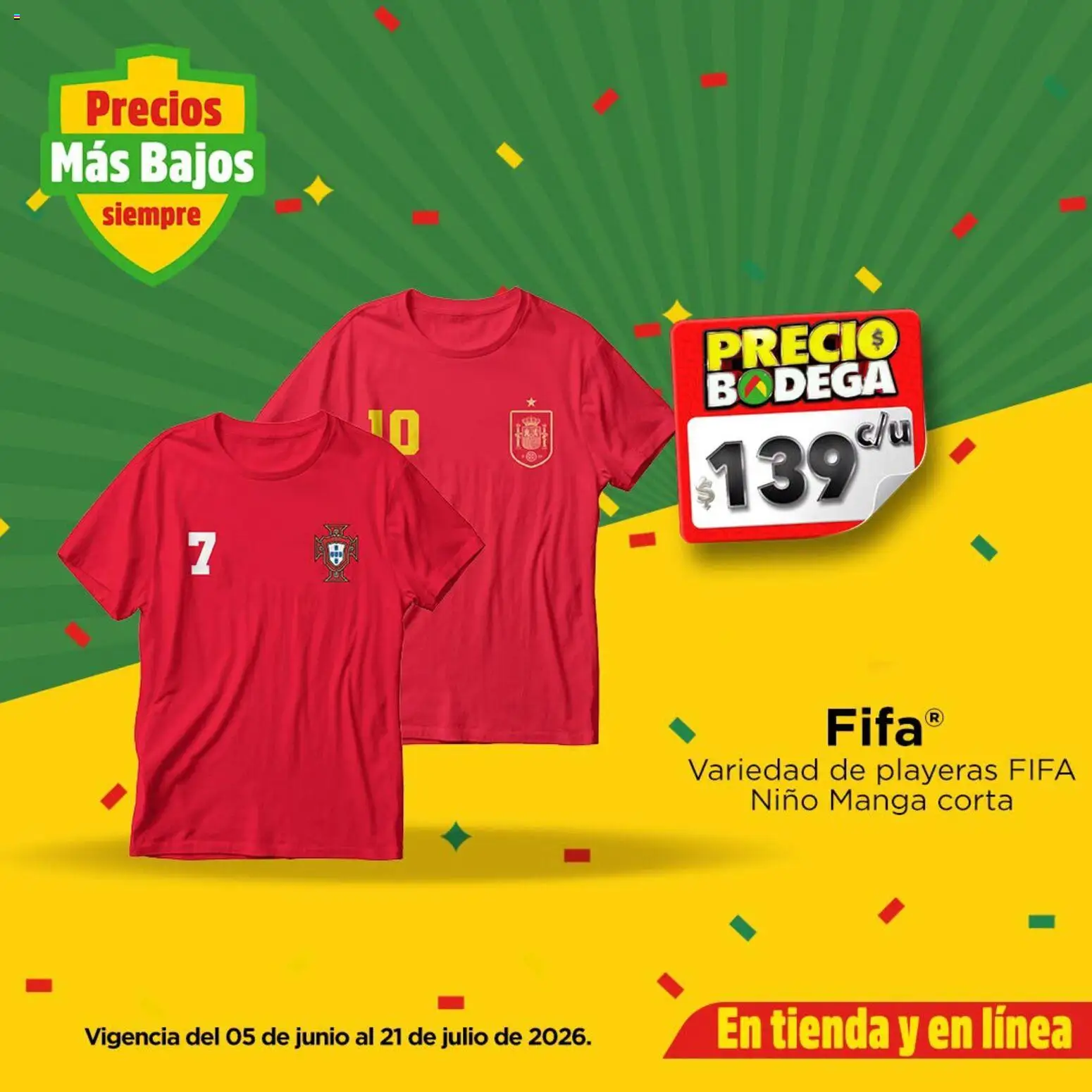 Nuevas ofertas de Bodega Aurrerá válidas en toda la República Mexicana desde el 05/07/2026. ¡Encuentra las mejores ofertas en Bodega Aurrerá folleto Más ahorro para disfrutar cada partido! | Página: 4 | Productos: Manga