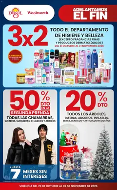 Vista previa de Del Sol y Woolworth Buen Fin, nuevo folleto de la tienda, válido en México a partir del 29/10/2026