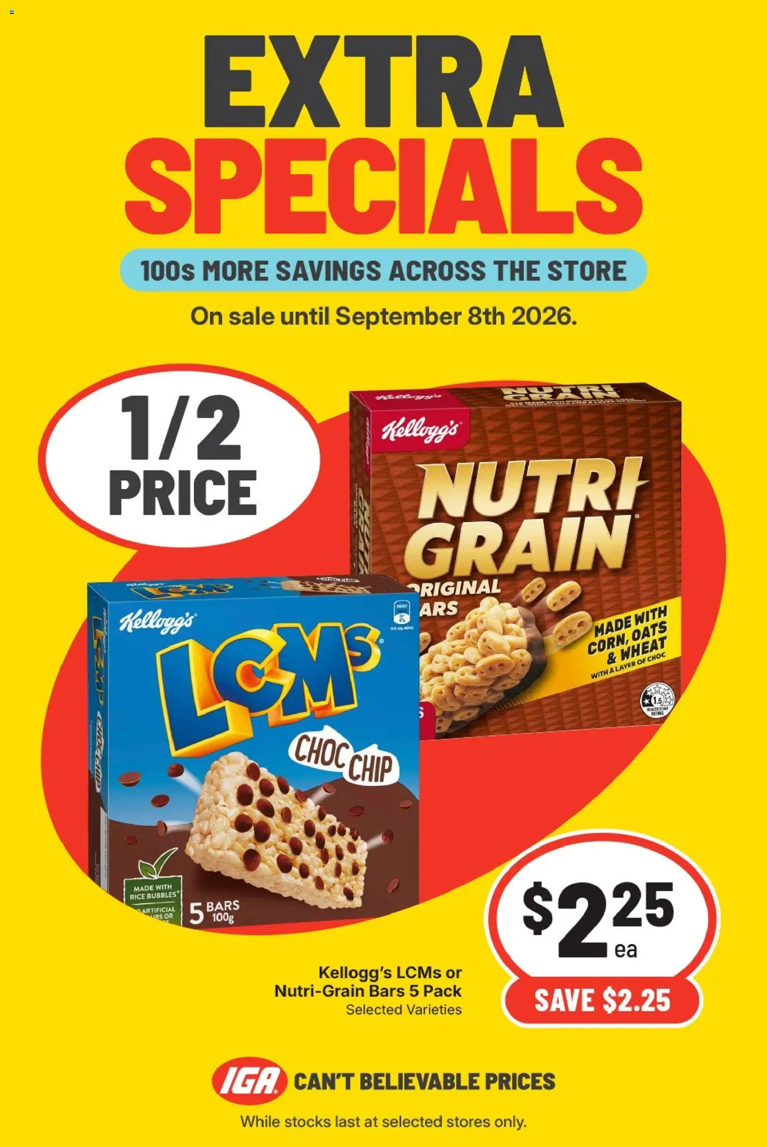 IGA catalogue - valid from 01/09/2026 | Page: 1