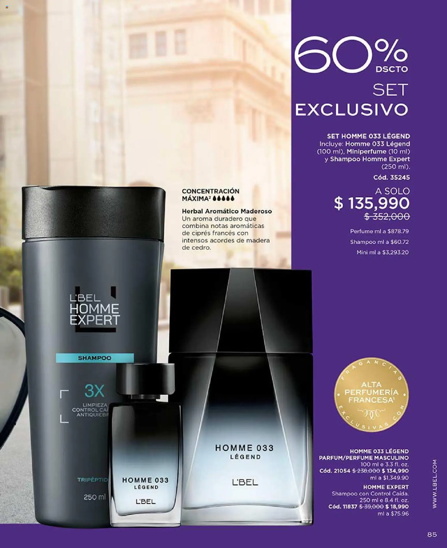 L'Bel revista - valida desde el 17.07.2026 | Página: 85 | Productos: Shampoo, Perfume