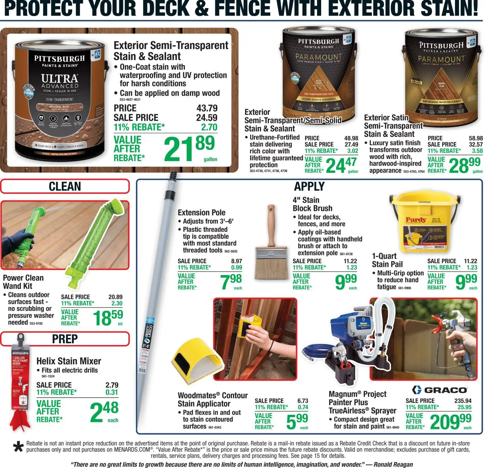 Menards Weekly Ad - valid from 06/25/2026 | Page: 8 | Products: Sealant, Brush, Washer, Mixer