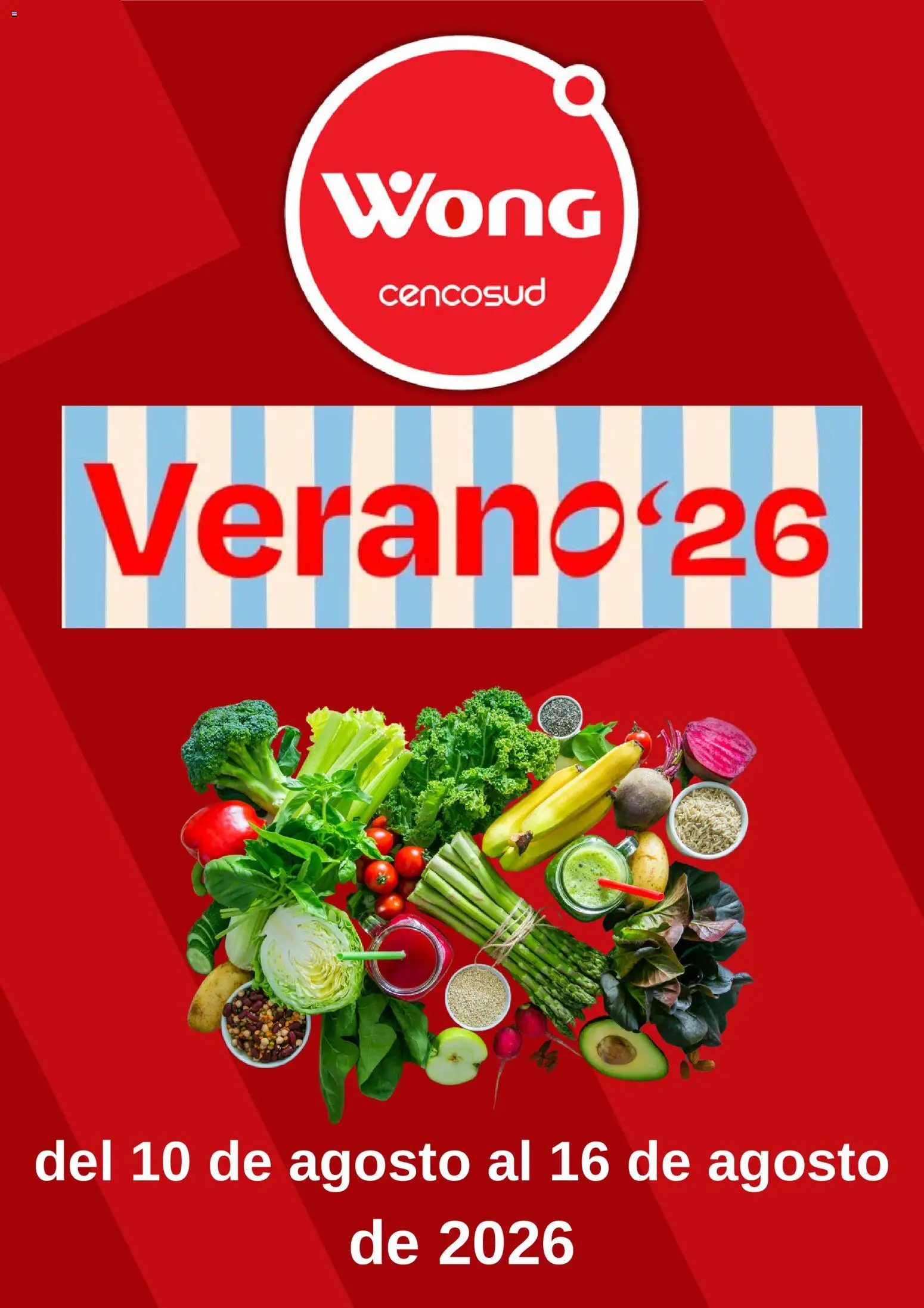 Catálogo Wong válido desde 10/08/2026 | Página: 1