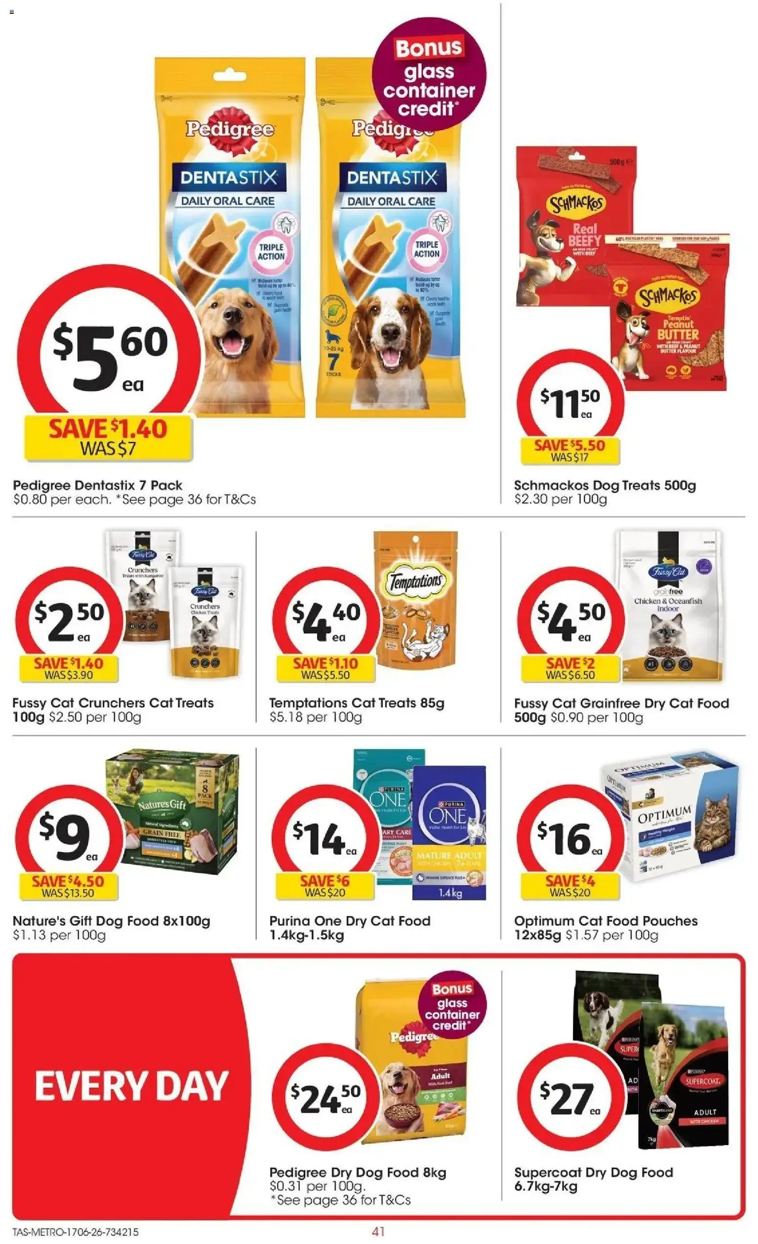Coles catalogue - valid from 16.06.2026 | Page: 41 | Products: Butter, Chicken, Beef, Dog food