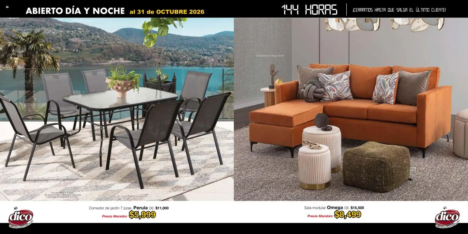 Nuevas ofertas de Muebles Dico válidas en toda la República Mexicana desde el 22/01/2026. ¡Encuentra las mejores ofertas en Muebles Dico catálogo! | Página: 21
