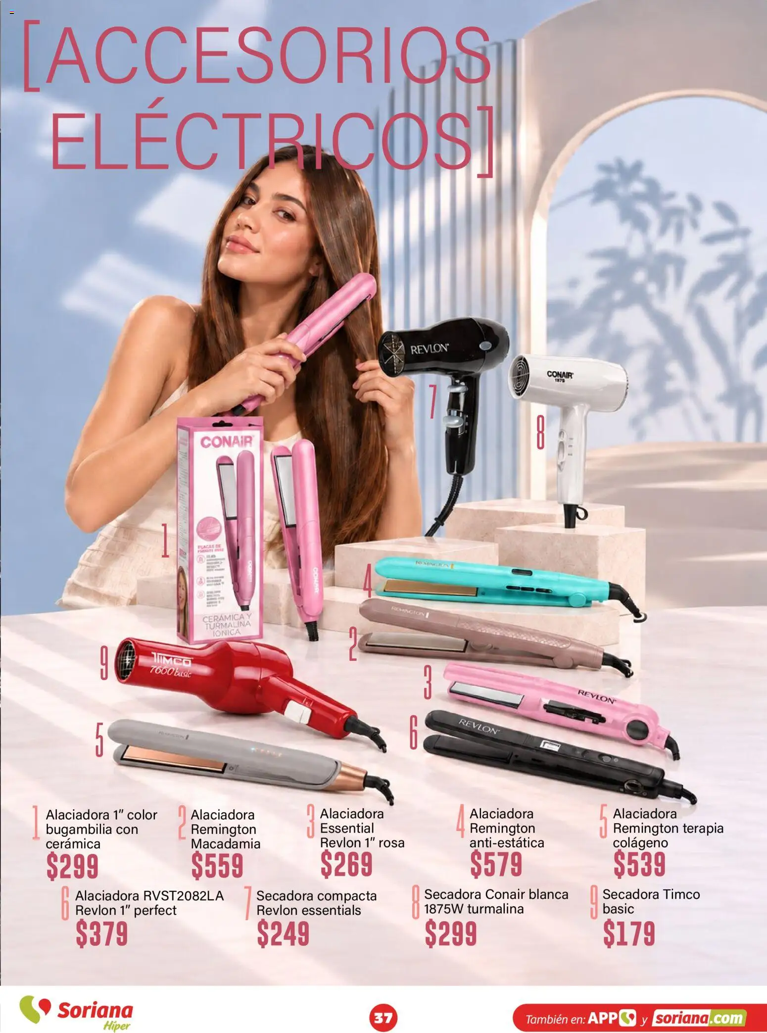 Nuevas ofertas de Soriana válidas en toda la República Mexicana desde el 30/09/2026. ¡Encuentra las mejores ofertas en Soriana Híper - Modo #Glowing! | Página: 37 | Productos: Secadora