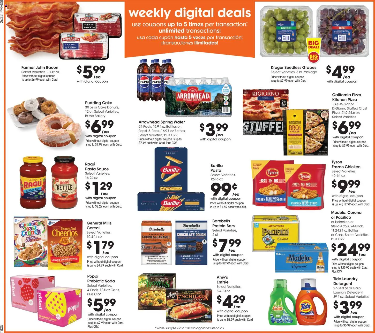 Ralphs Weekly Ad - valid from 09/09/2026 | Page: 2 | Products: Corn, Honey, Pizza, Dough