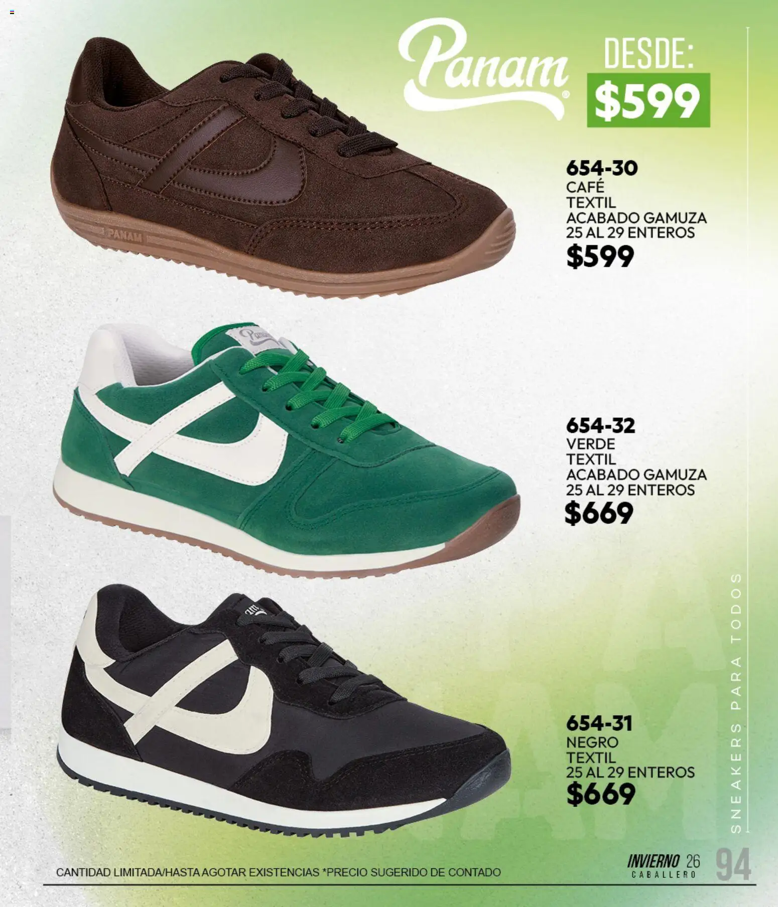 Nuevas ofertas de Cklass válidas en toda la República Mexicana desde el 11/09/2026. ¡Encuentra las mejores ofertas en Cklass catálogo Sportbrands Caballero Invierno! | Página: 109 | Productos: Café, Gamuza