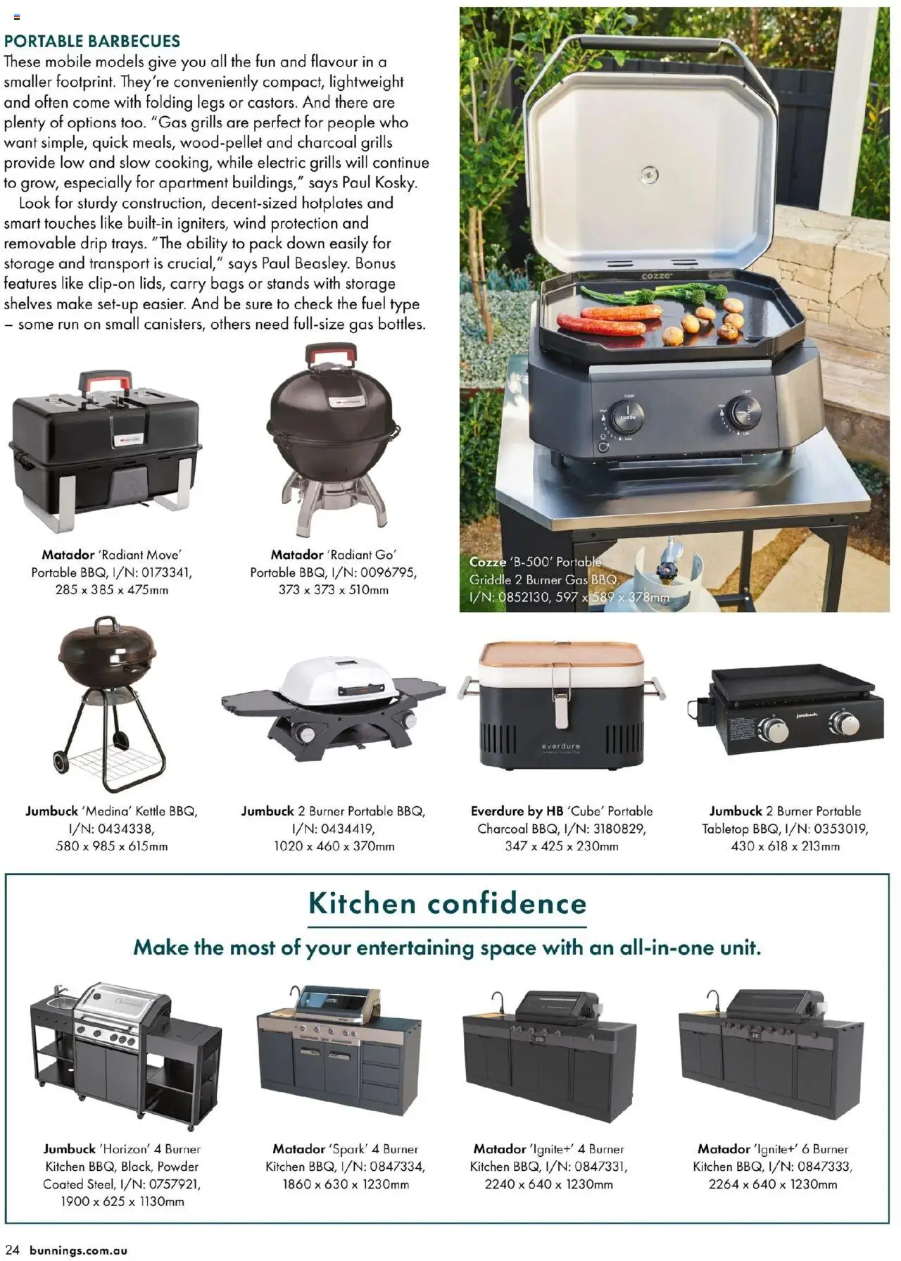 Bunnings Warehouse catalogue - valid from 25/08/2025 | Page: 24 | Products: Powder, Portable, Charcoal, Mobile