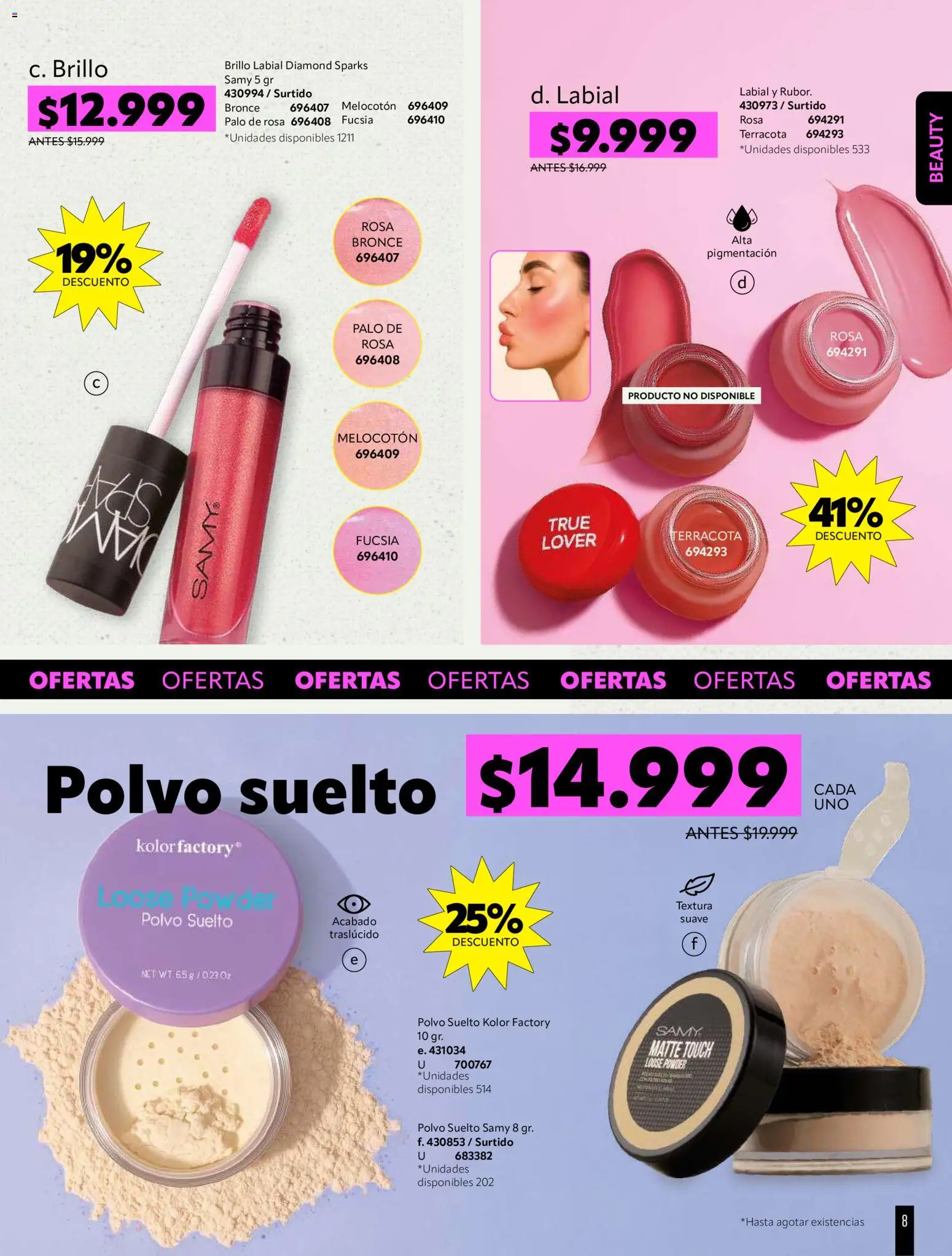 Carmel revista - valida desde el 01/07/2026 | Página: 169 | Productos: Brillo, Polvo