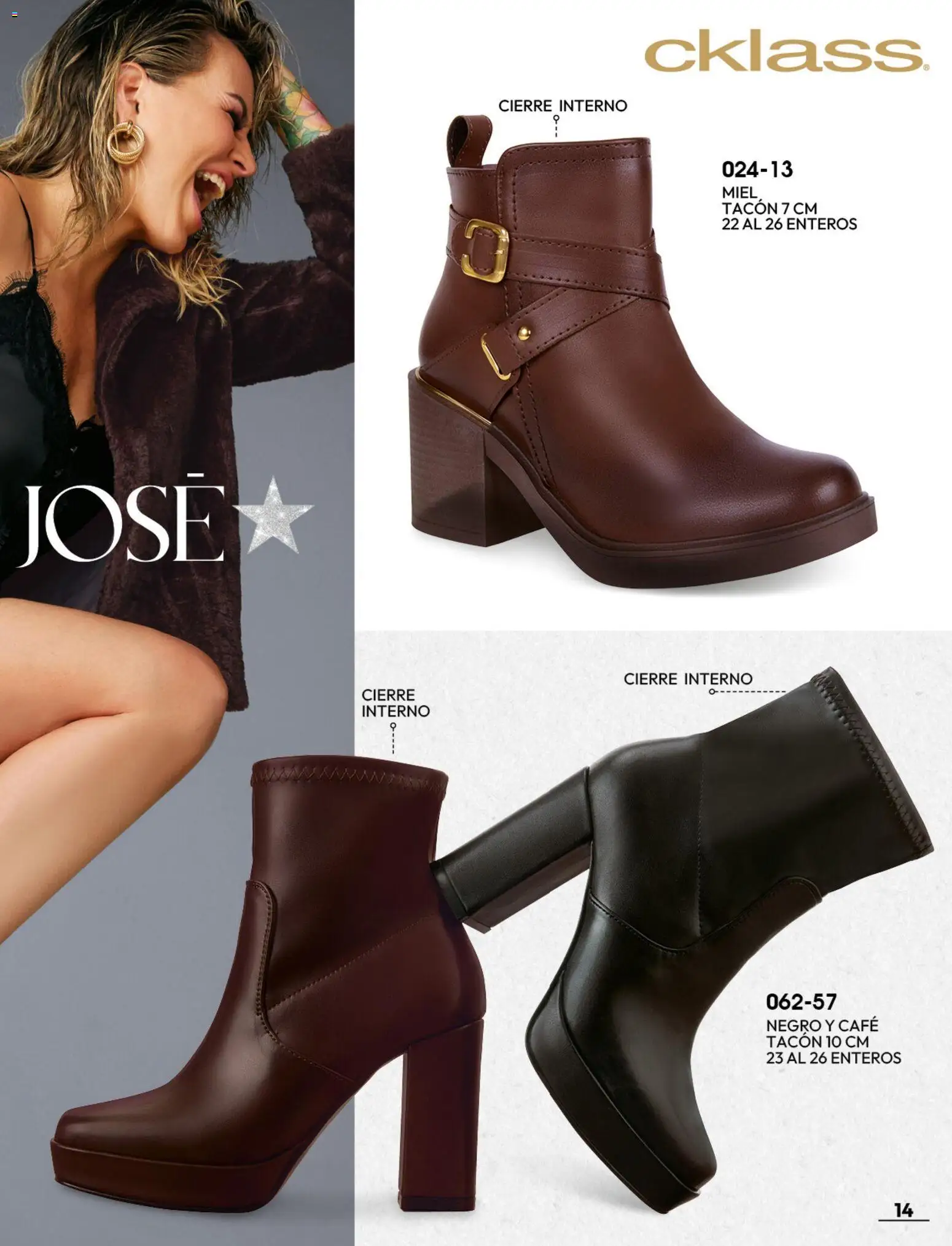 Nuevas ofertas de Cklass válidas en toda la República Mexicana desde el 08/07/2026. ¡Encuentra las mejores ofertas en Cklass catálogo Botas y botines! | Página: 15 | Productos: Café