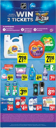 Preview of Food Basics weekly flyer / circulaire from shop Food Basics valid from Sep 24, 2026 | Page: 19 | Products: Dryer, Soap, Fabric softener, Detergent