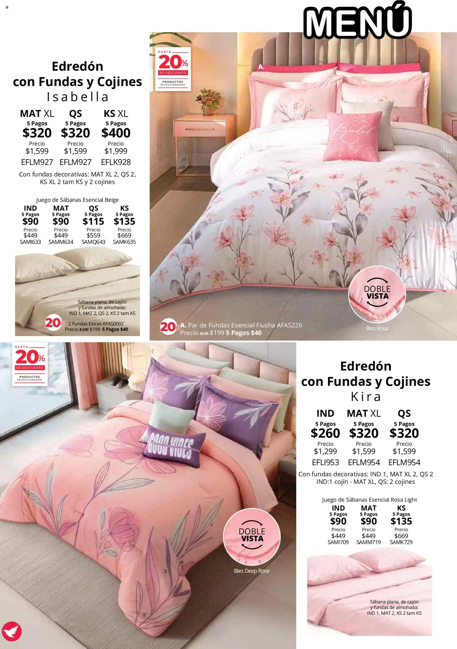 Nuevas ofertas de Colchas Concord válidas en toda la República Mexicana desde el 01/08/2026. ¡Encuentra las mejores ofertas en Colchas Concord catálogo! | Página: 29 | Productos: Juego, Almohada, Sabanas