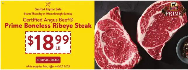 Preview of Fresh Thyme weekly ads valid from 07/01/2026