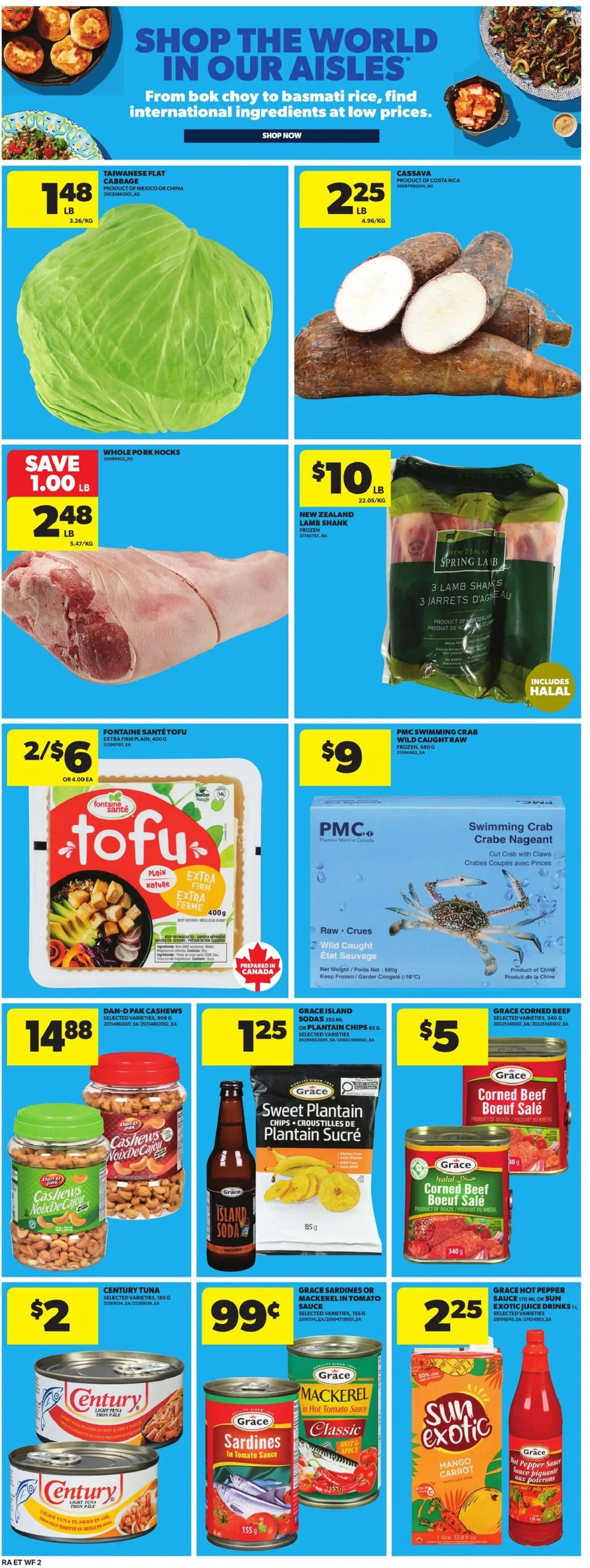 Atlantic Superstore flyer valid from Jul 2, 2026 | Page: 18 | Products: Beef, Flakes, Juice, Pork