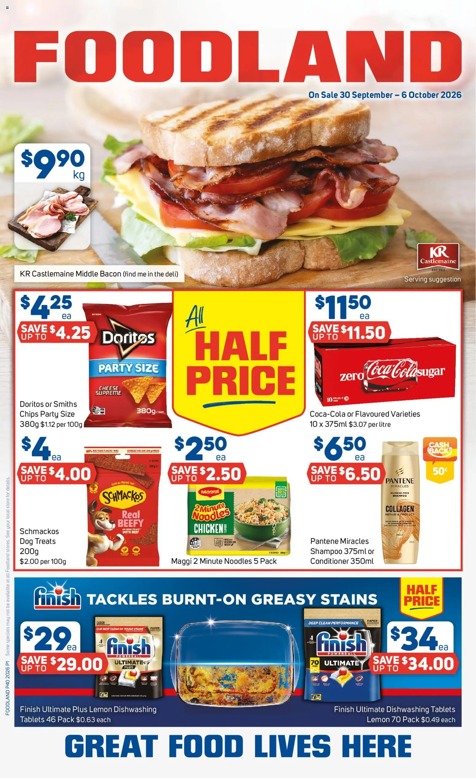 Foodland catalogue - valid from 30/09/2026 | Page: 1 | Products: Cheese, Beef, Chips, Collagen