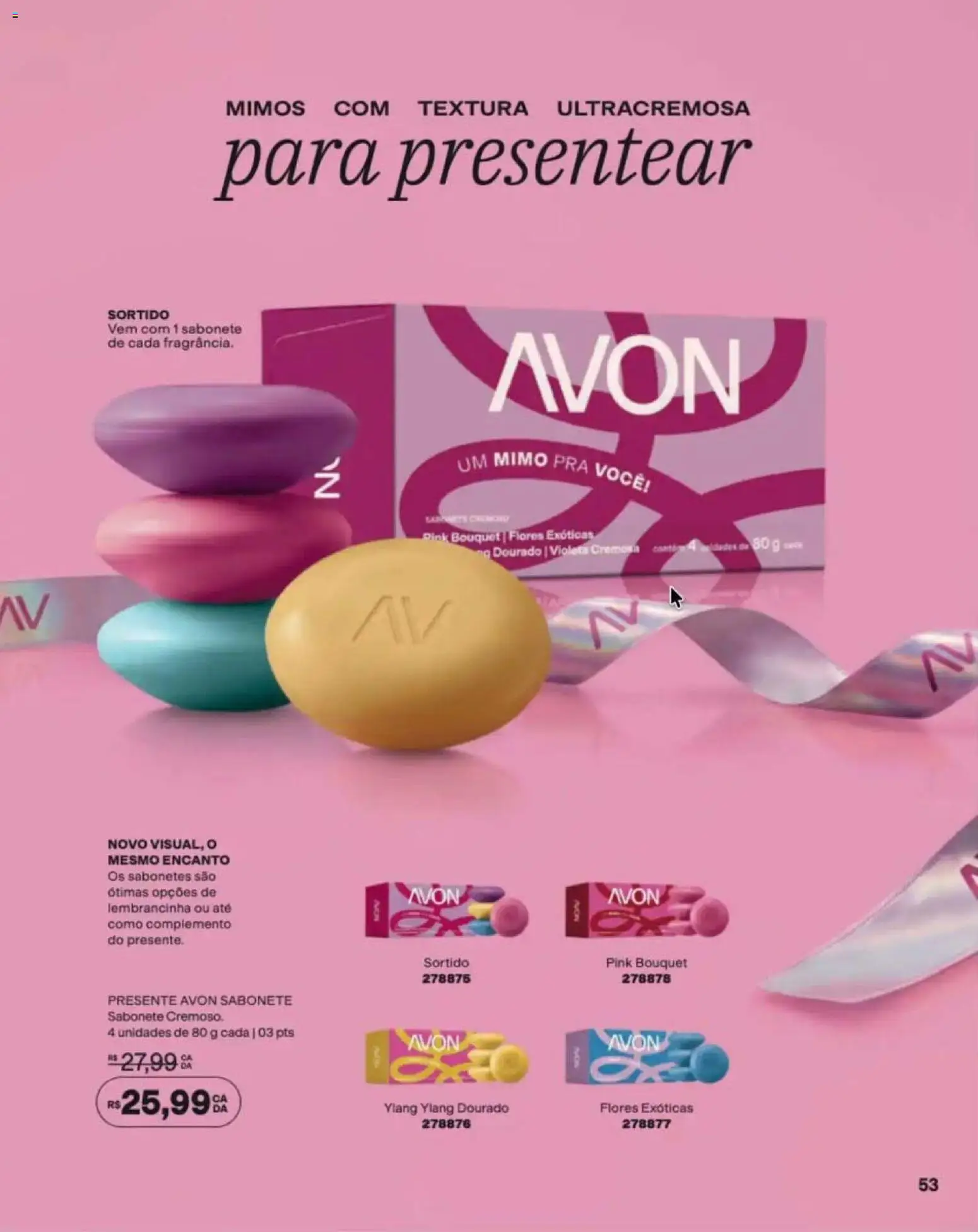 Avon Folheto - válido de 12/10/2026 | Página: 53 | Produtos: Flores, Sabonete