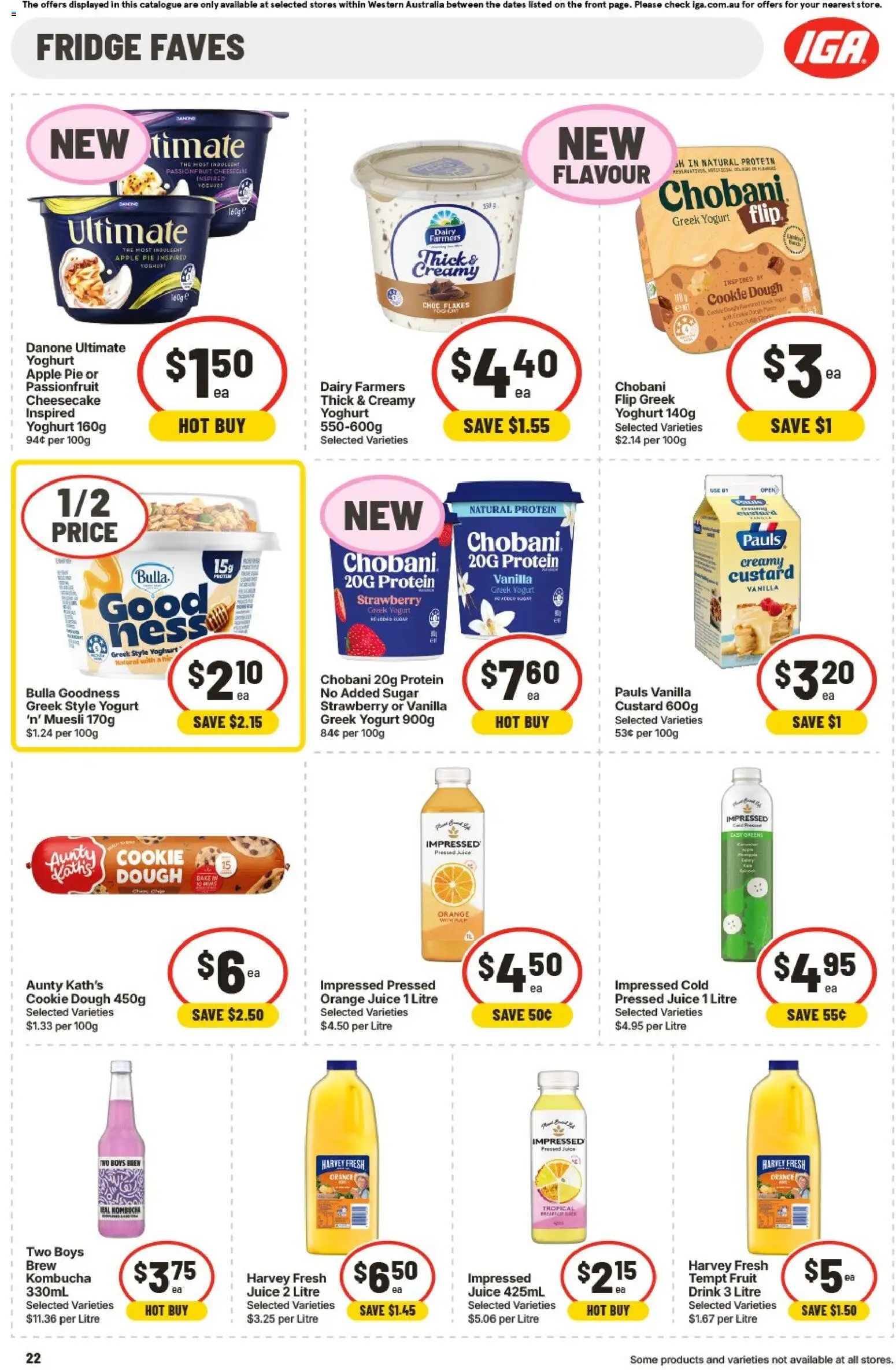 IGA catalogue - valid from 15.04.2026 | Page: 22 | Products: Milk, Wine, Mustard, Wheat