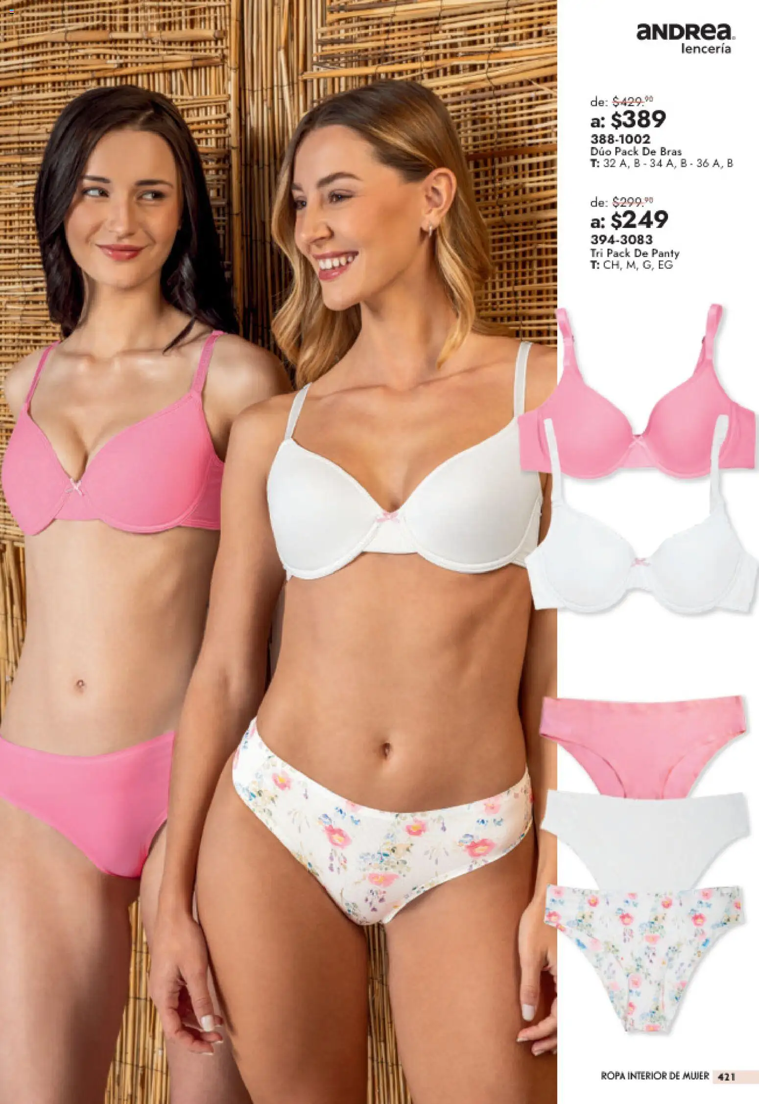 Nuevas ofertas de Andrea válidas en toda la República Mexicana desde el 26/07/2026. ¡Encuentra las mejores ofertas en Andrea catálogo Outlet! | Página: 421