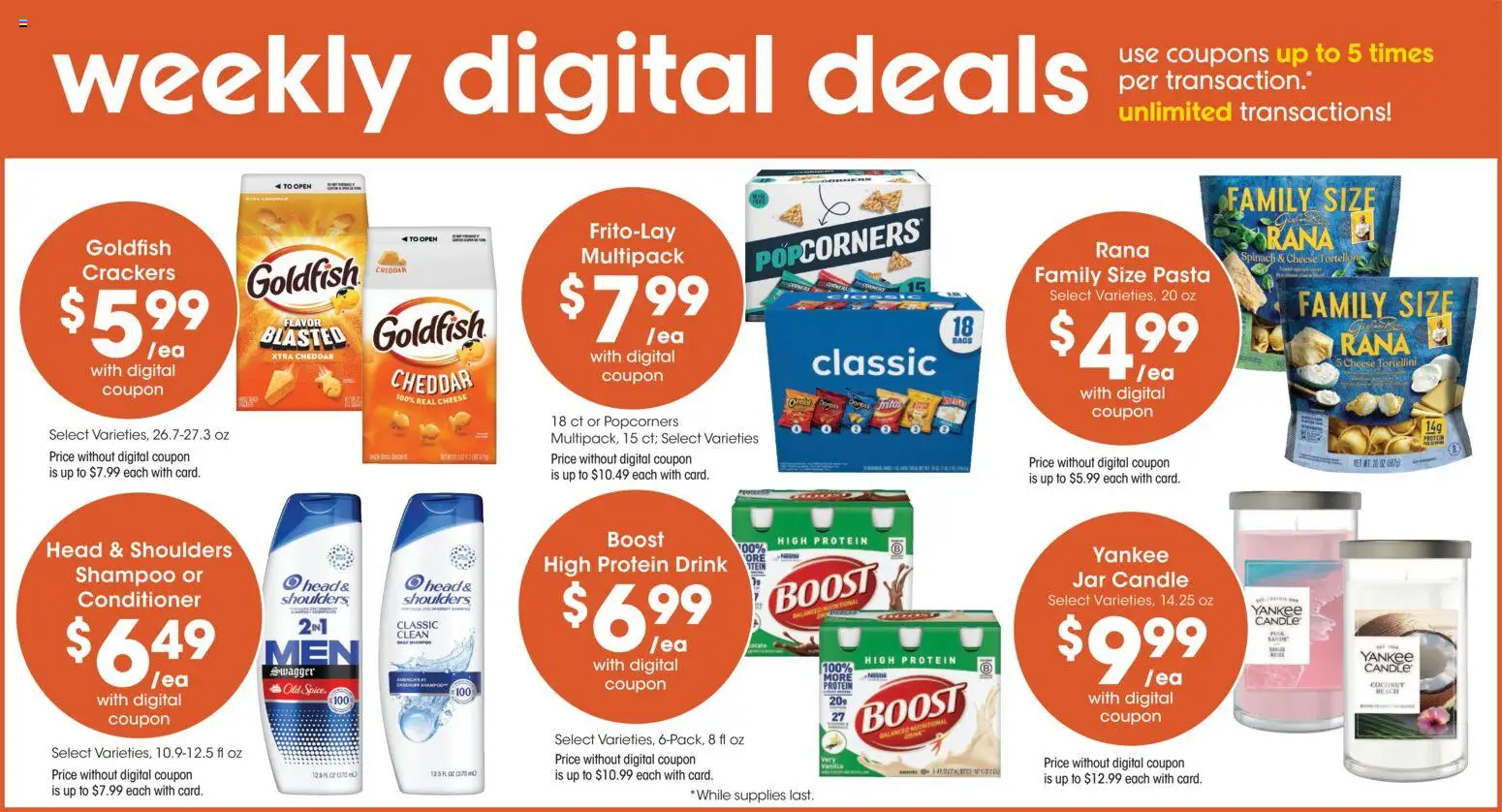 Dillons Weekly Ad - valid from 09/30/2026 | Page: 3 | Products: Spinach, Shampoo, Protein, Coconut