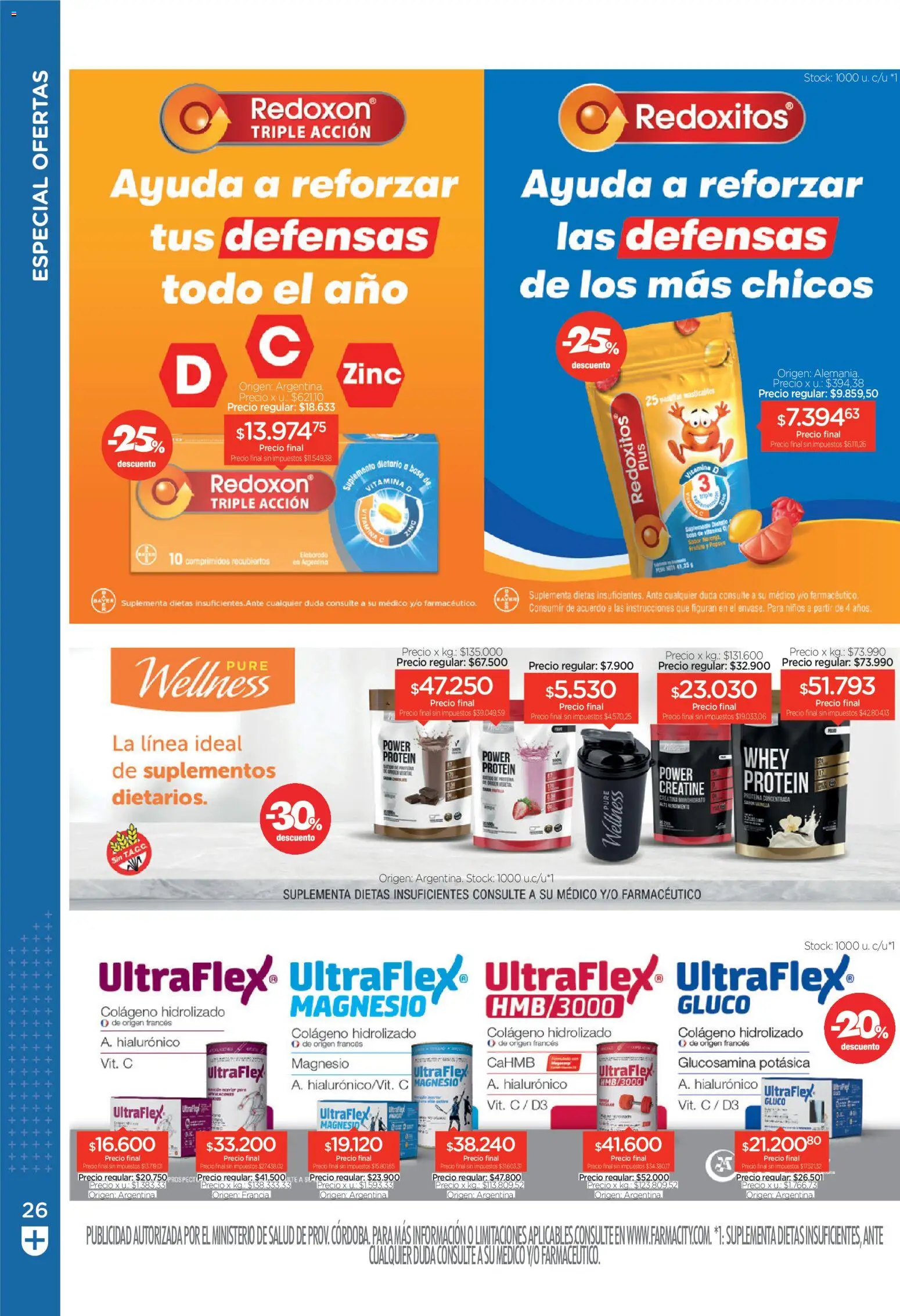 Farmacity catálogo │ válido desde el 30.04.2026 | Página: 26 | Productos: Peso, Té