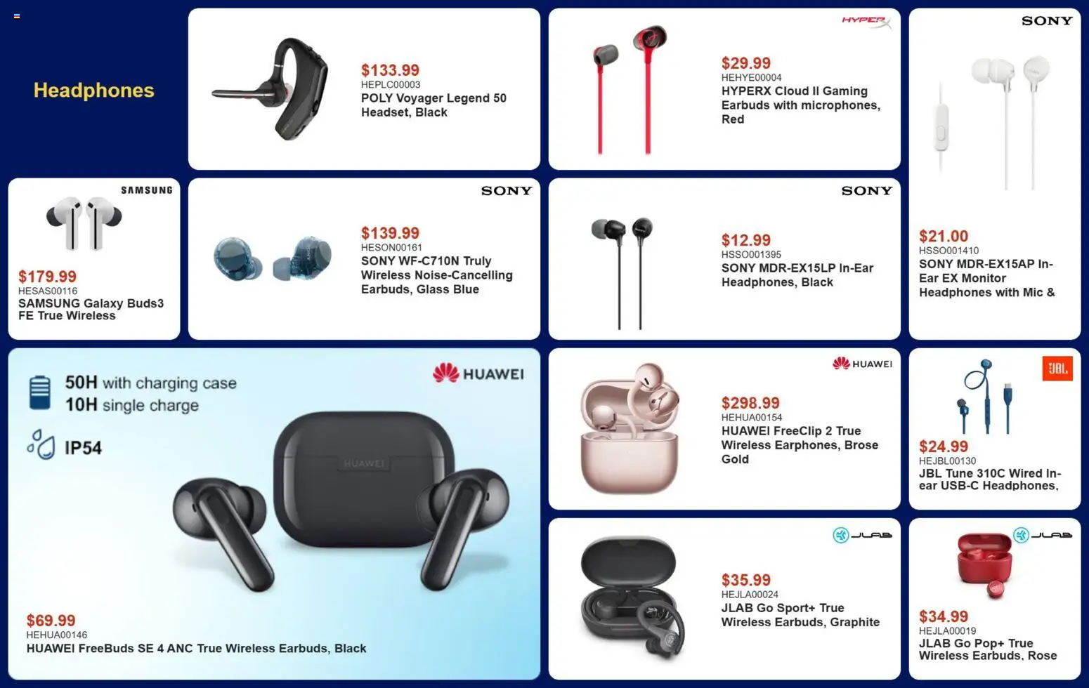 Canada Computers flyer valid from Aug 14, 2026 | Page: 10 | Products: Monitor, Headphones, Case