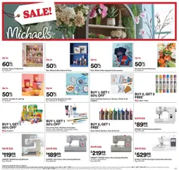 Preview of Michaels weekly ads valid from 31.05.2026